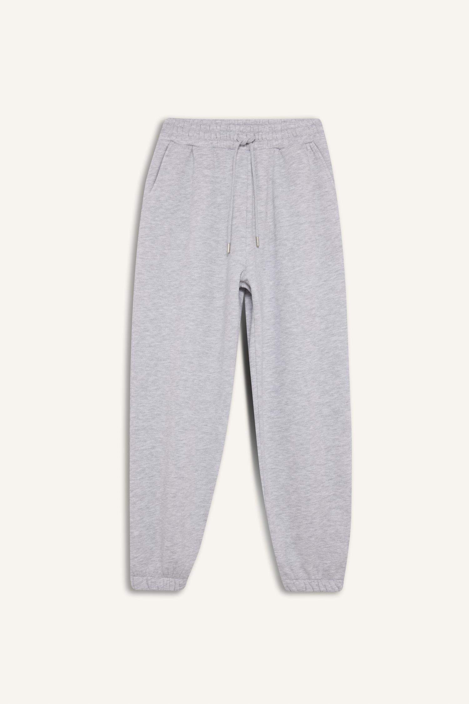Jogger Fit Basic Thick Fabric Sweatpants