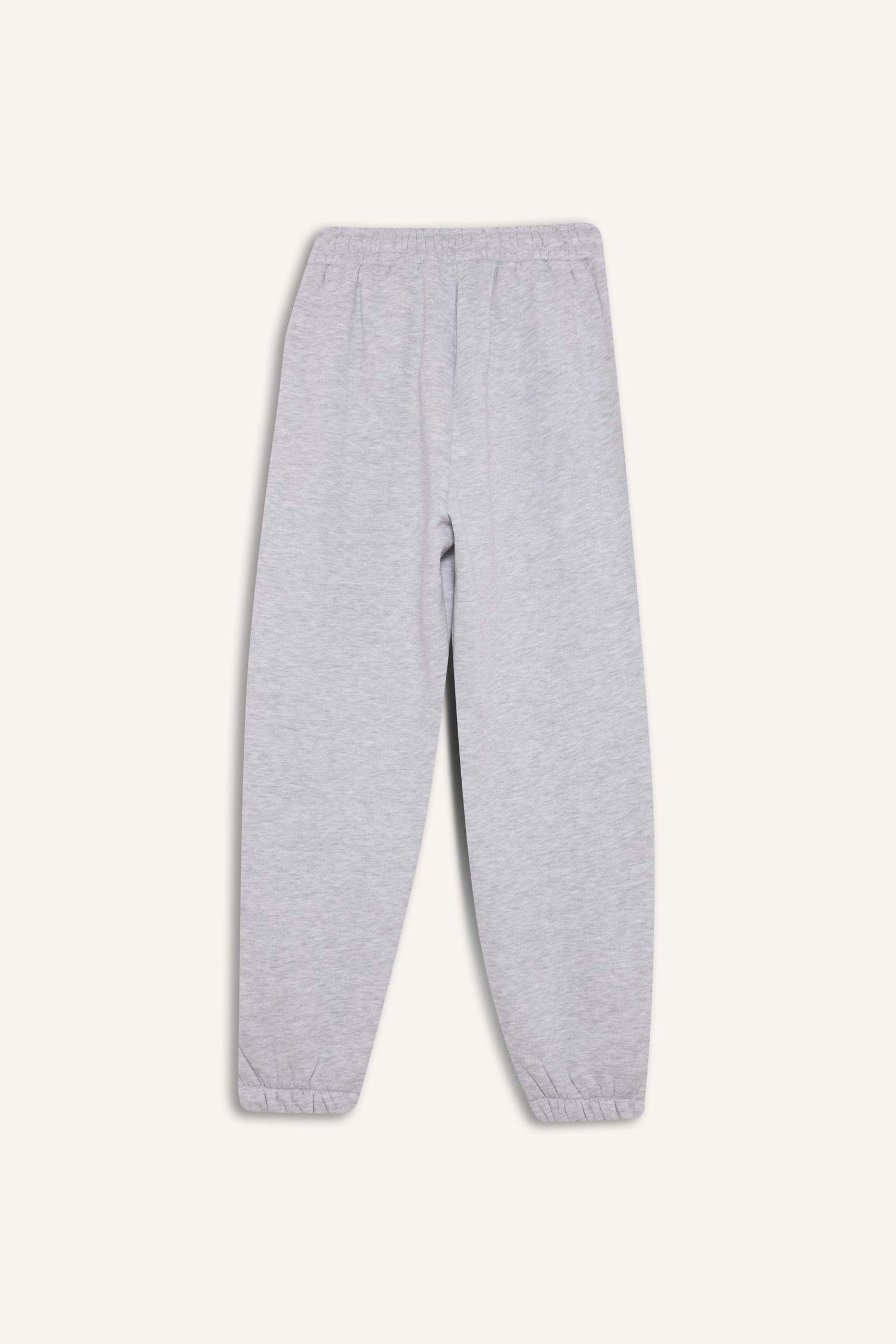 Jogger Fit Basic Thick Fabric Sweatpants