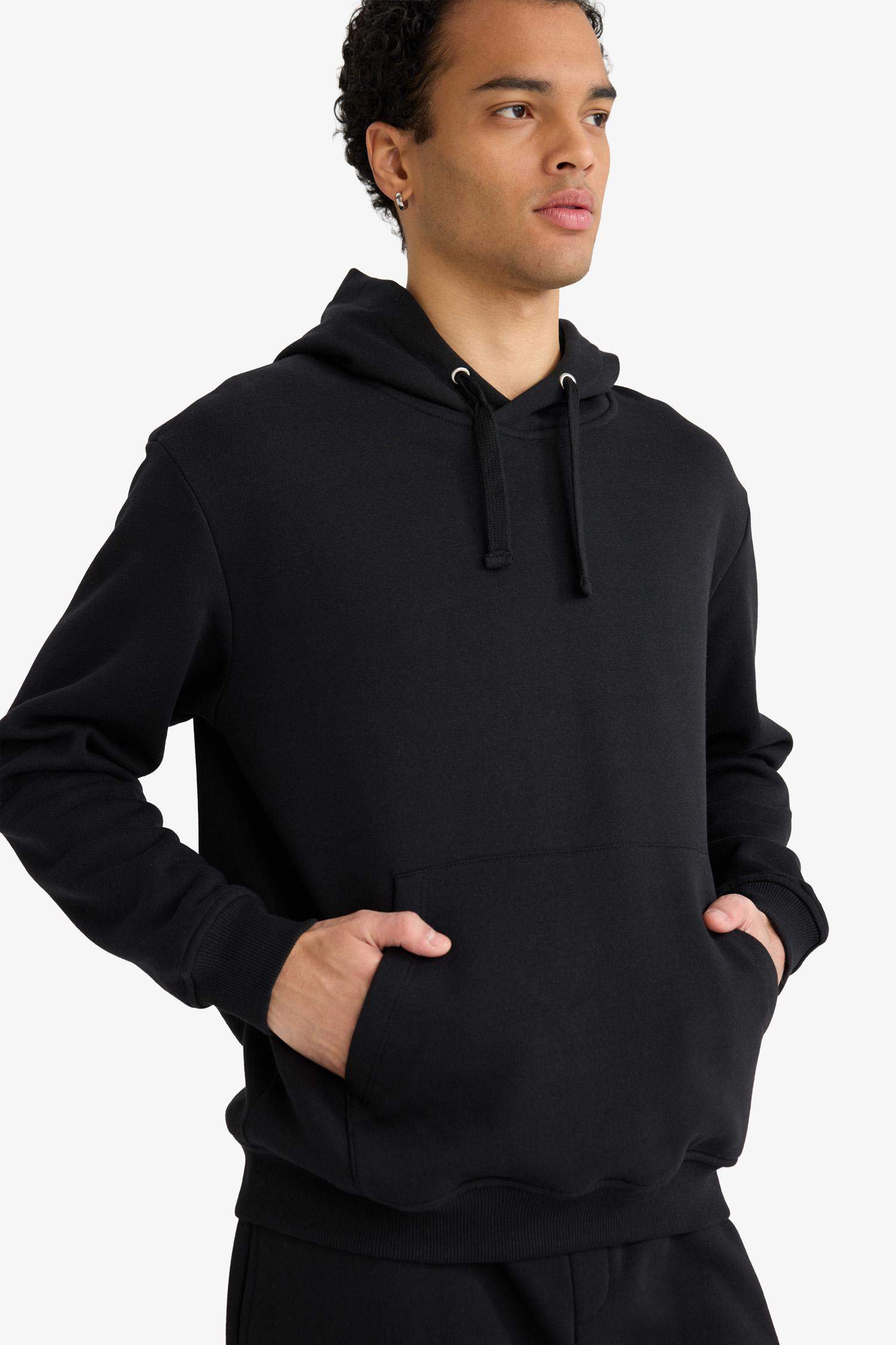 Regular Fit 2'li Eşofman Takımı Kapüşonlu Sweatshirt Eşofman Altı