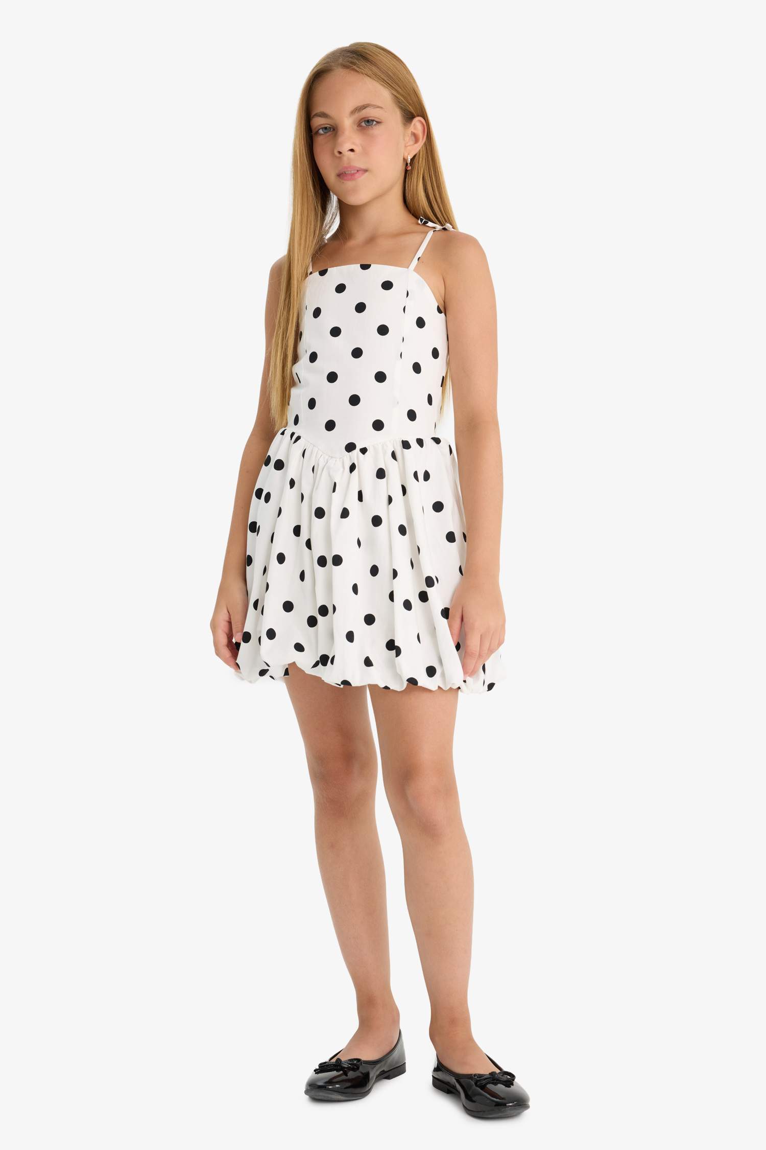 Regular Fit Strappy Woven Dress