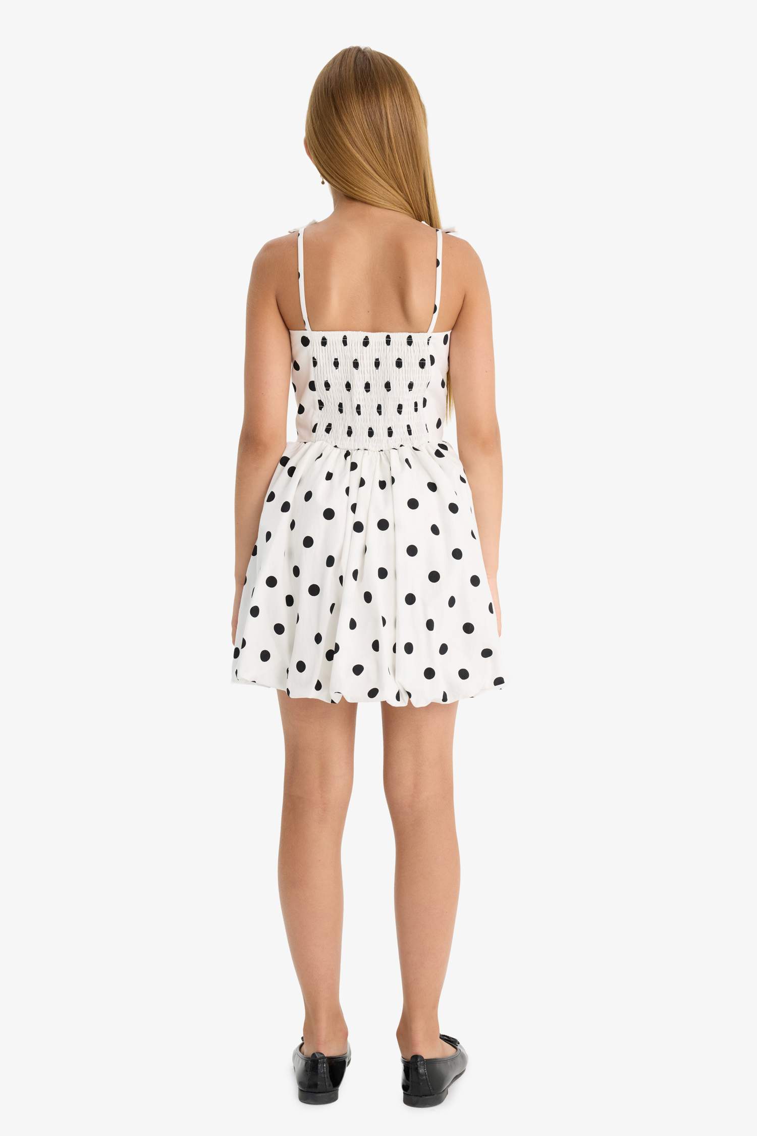 Regular Fit Strappy Woven Dress