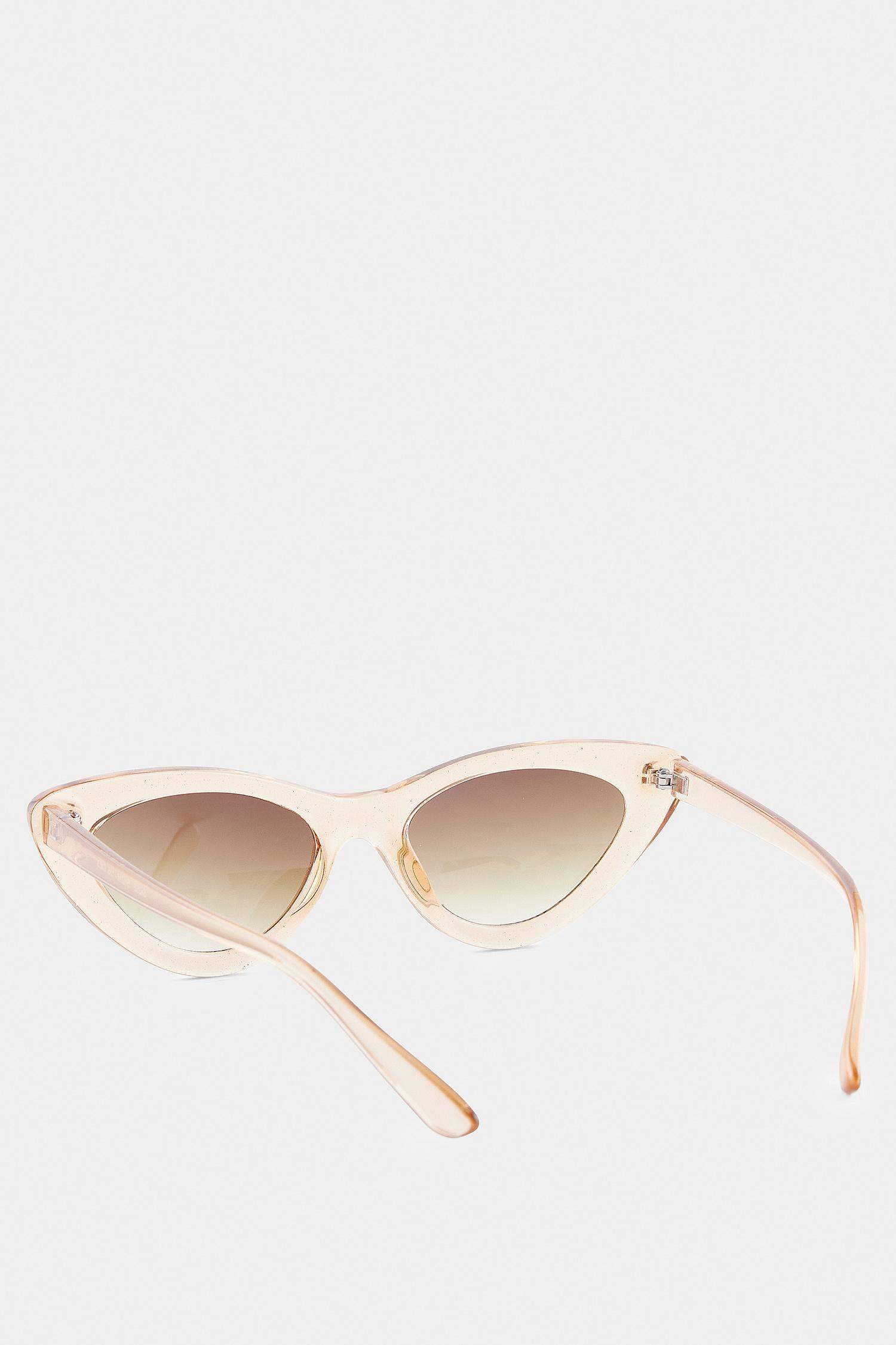 DCEY x DeFacto Kadın Kedi Gözü Formunda Bej Güneş Gözlüğü