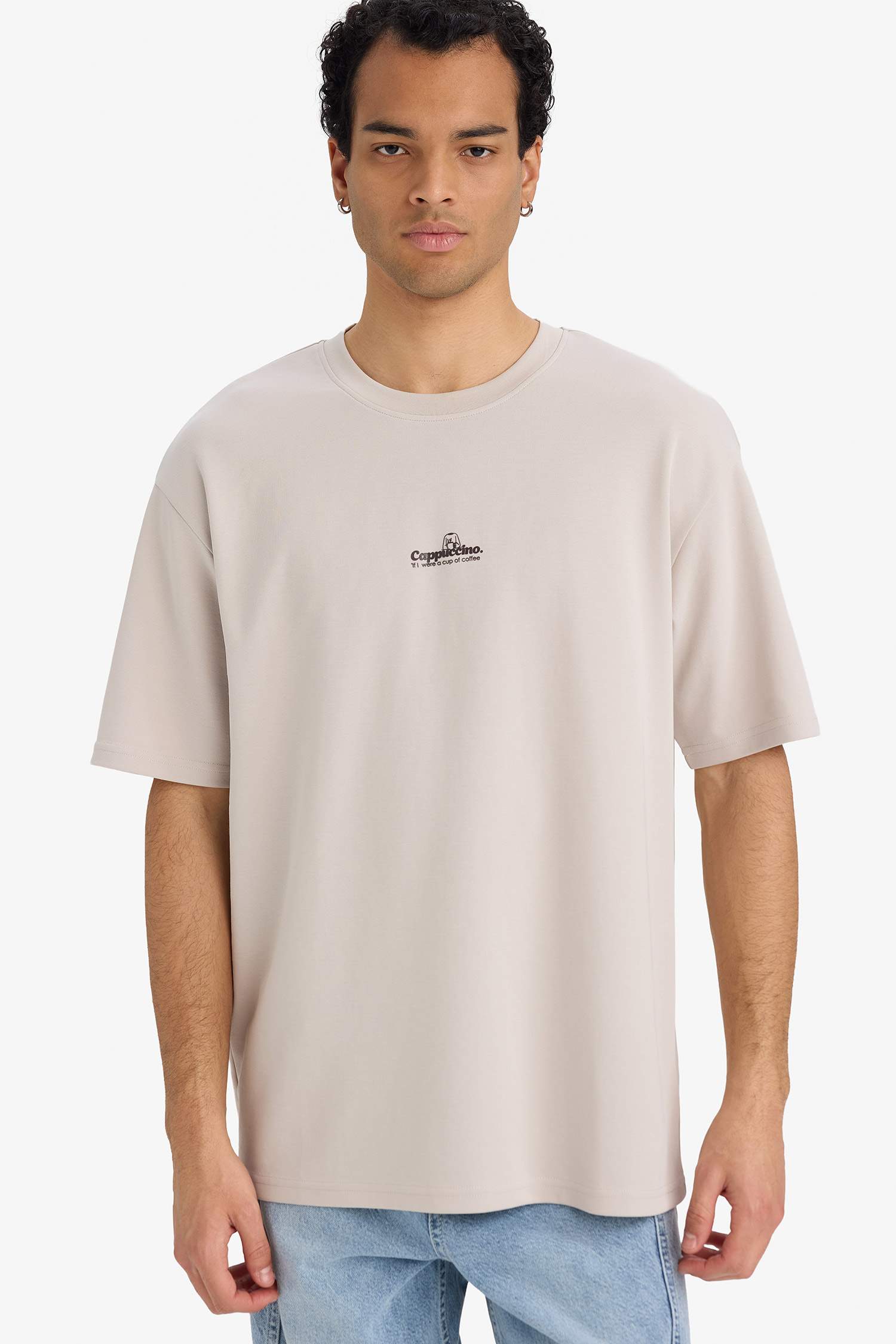 T-shirt boxy en tissu respirant