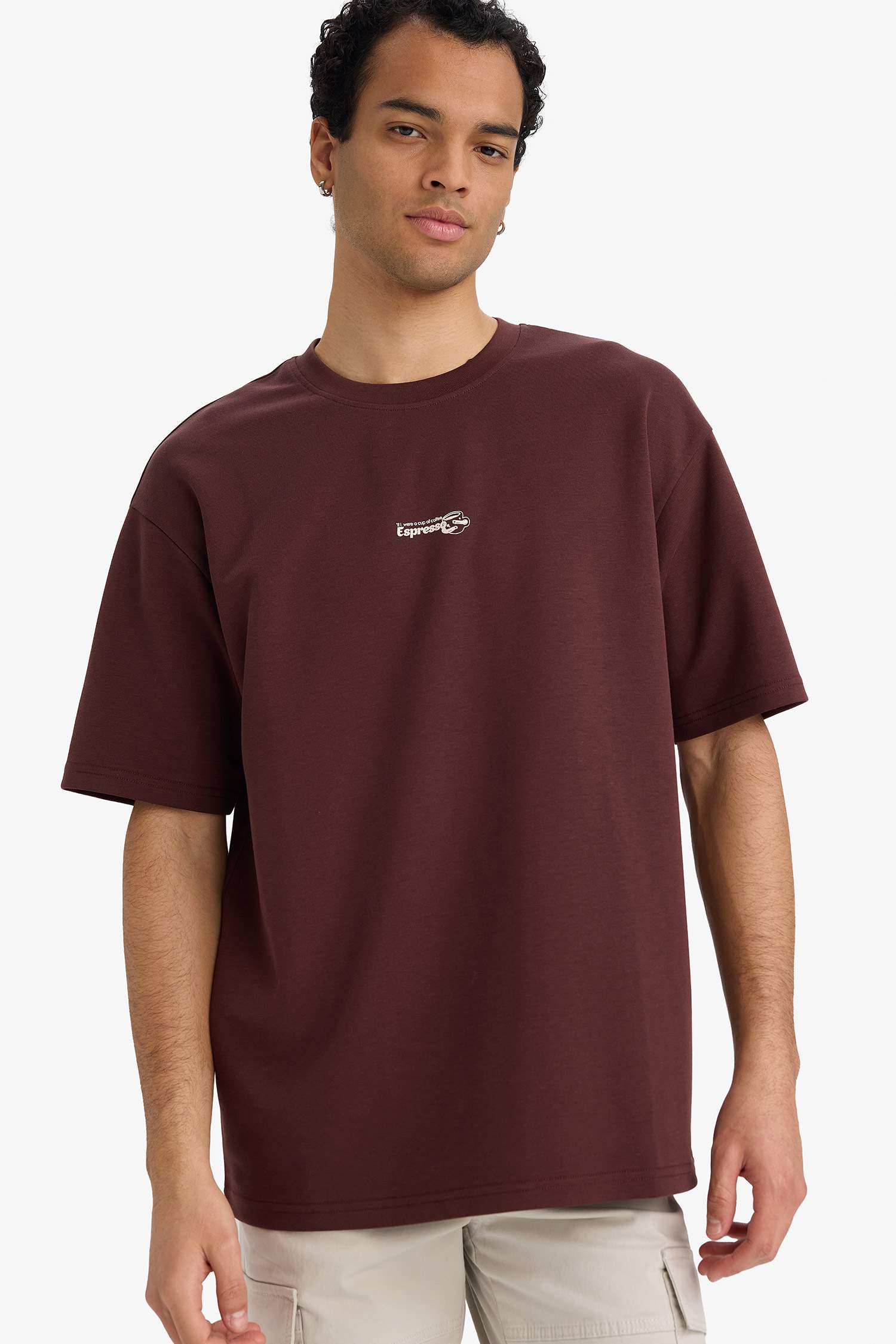 T-shirt boxy en tissu respirant