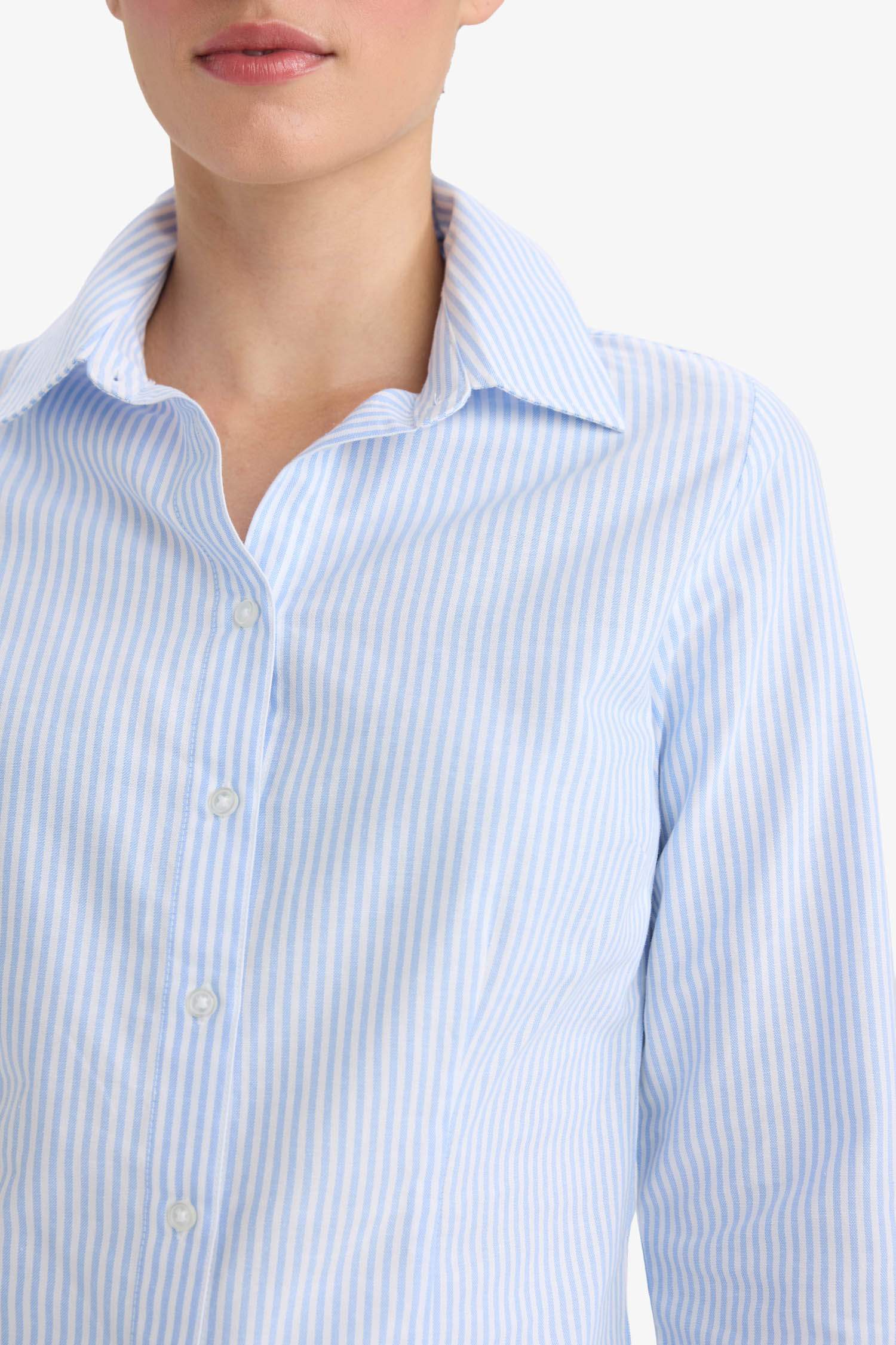 قميص ردن طويل أوكسفورد مخصر