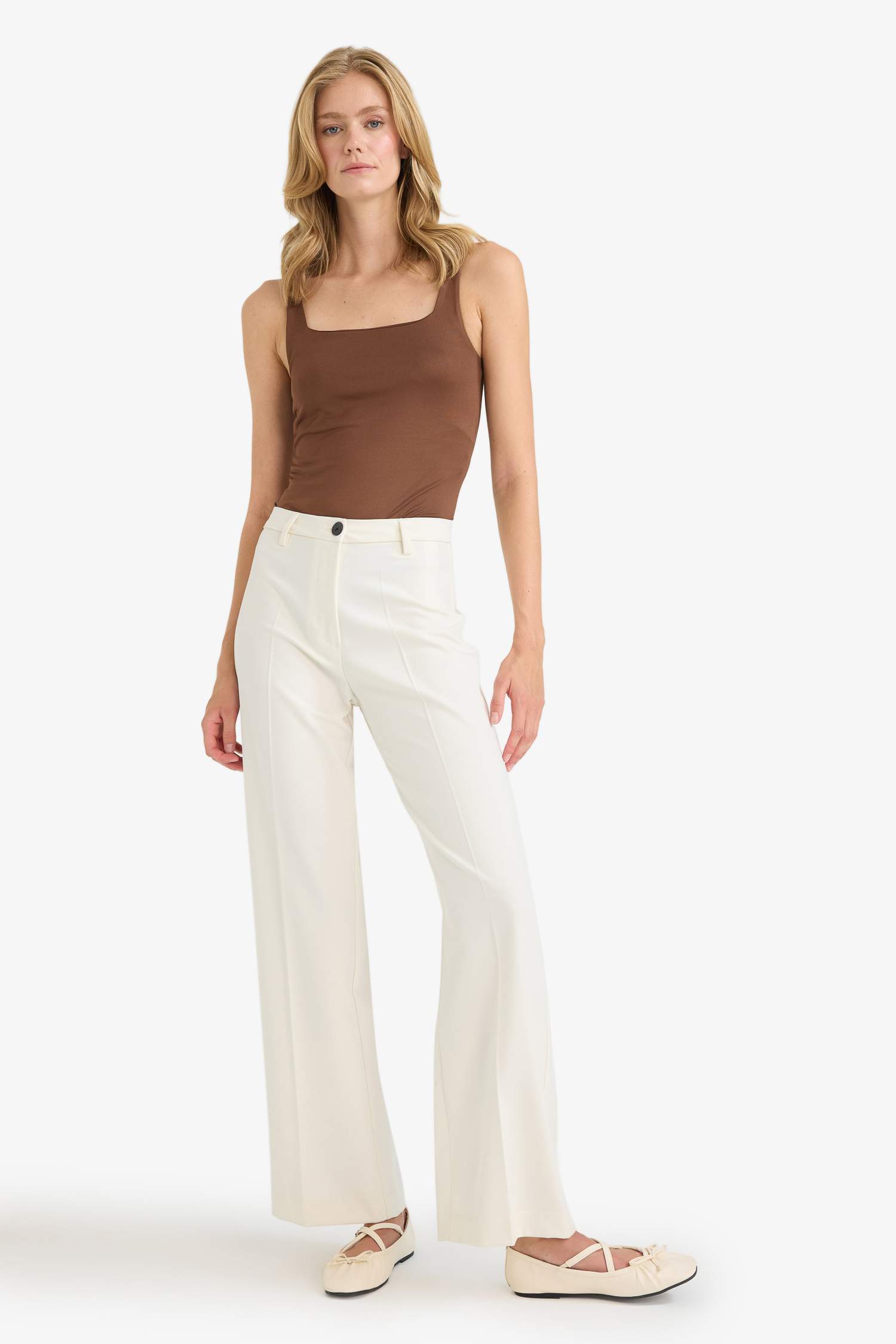 Square Collar Tank Top