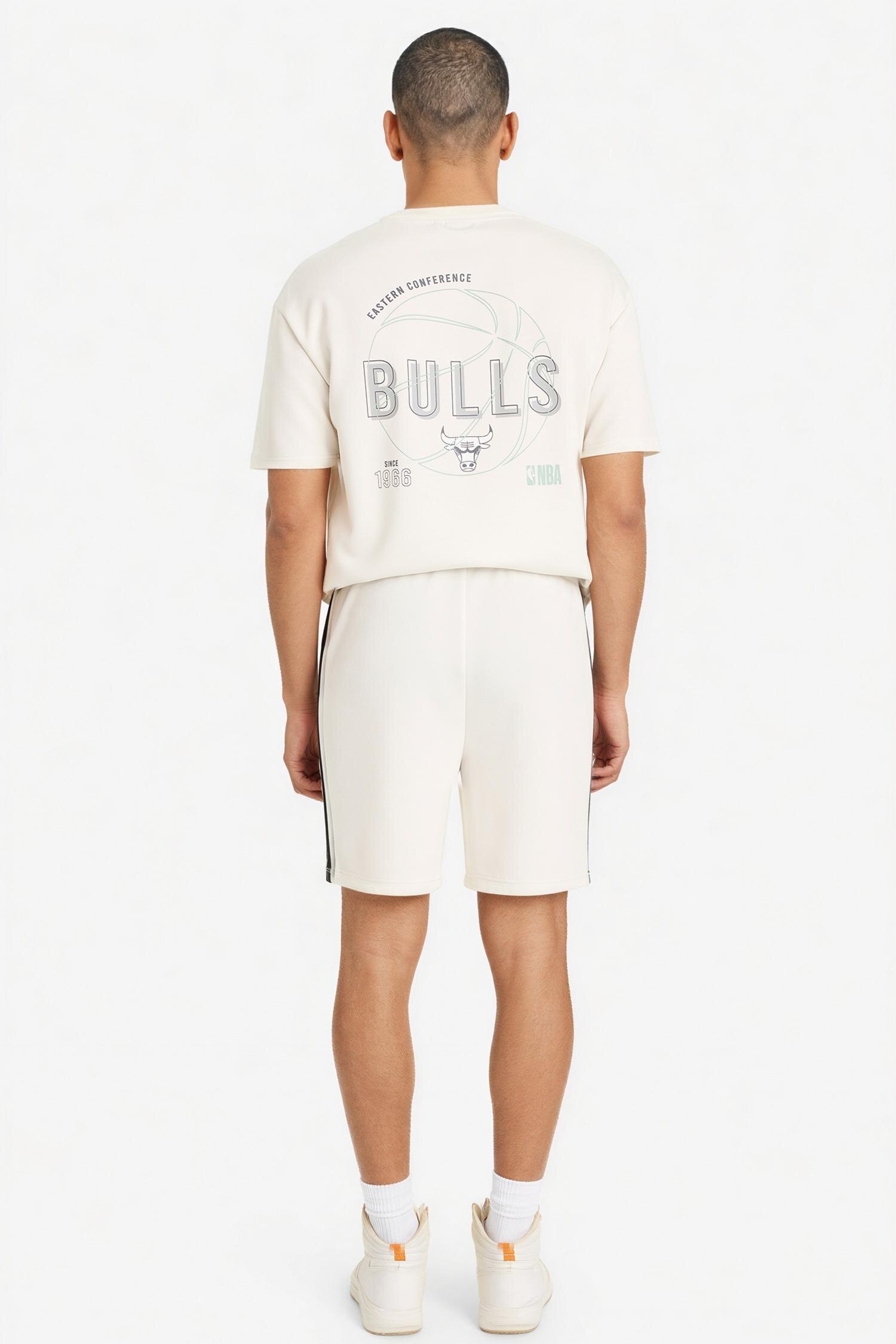 DeFacto Ultra Yumuşak NBA Chıcago Bulls Standart Fıt Şort görsel 8