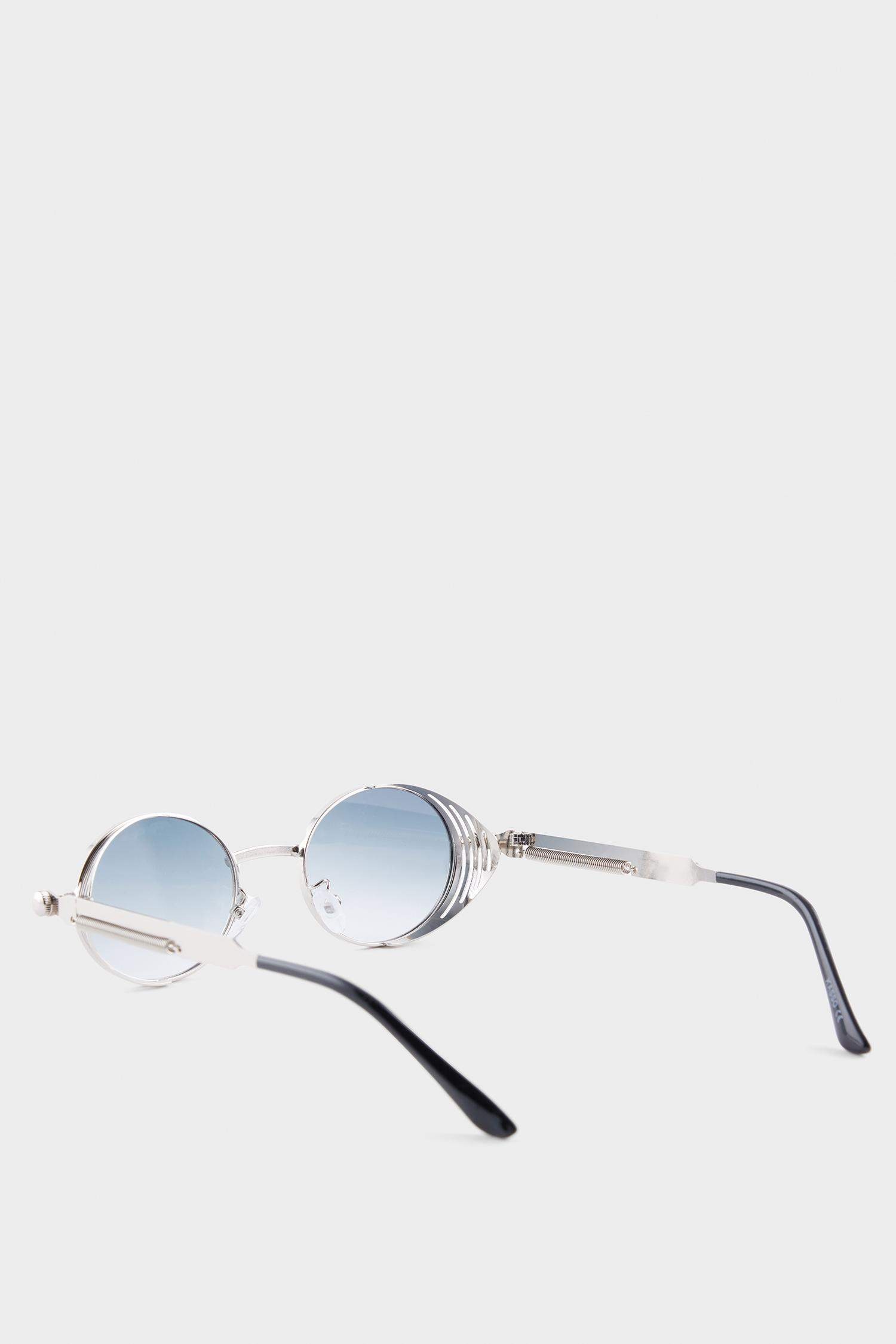 DCEY x DeFacto Kadın Metal Çerçeveli Yuvarlak Cam Güneş Gözlüğü