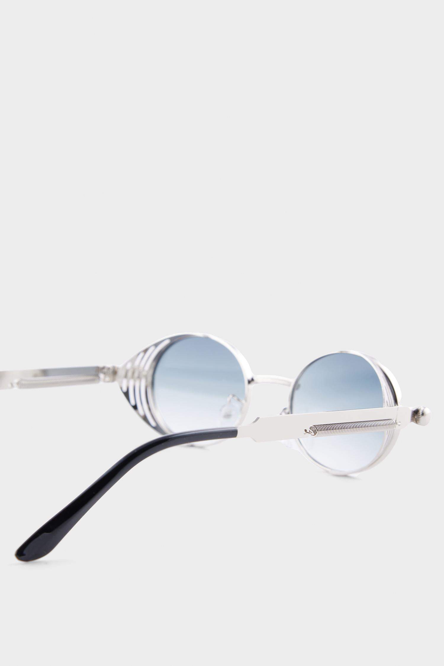 DCEY x DeFacto Kadın Metal Çerçeveli Yuvarlak Cam Güneş Gözlüğü