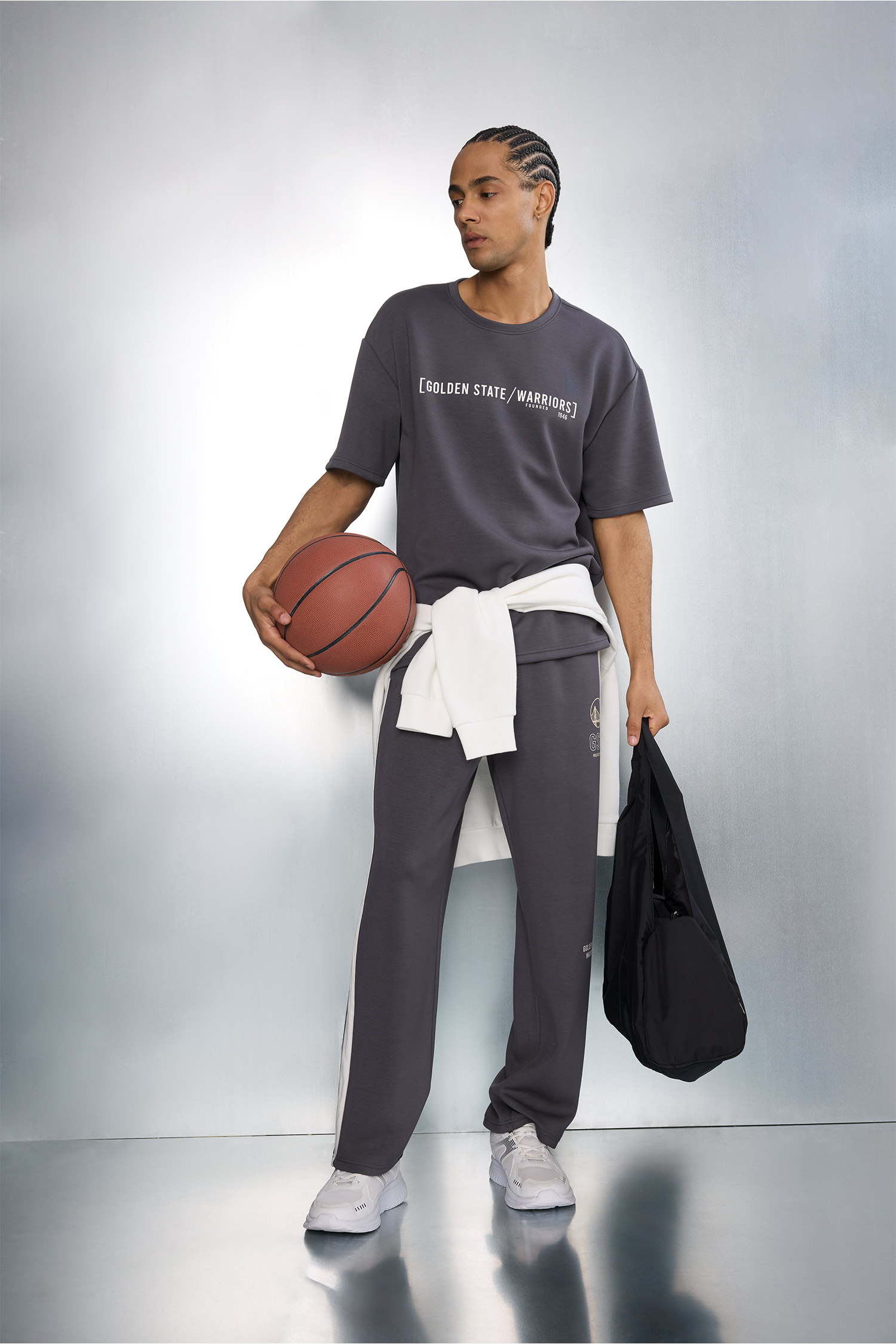 DeFacto Ultra Yumuşak NBA Golden State Warrıors Standart Fıt Modal Jogger