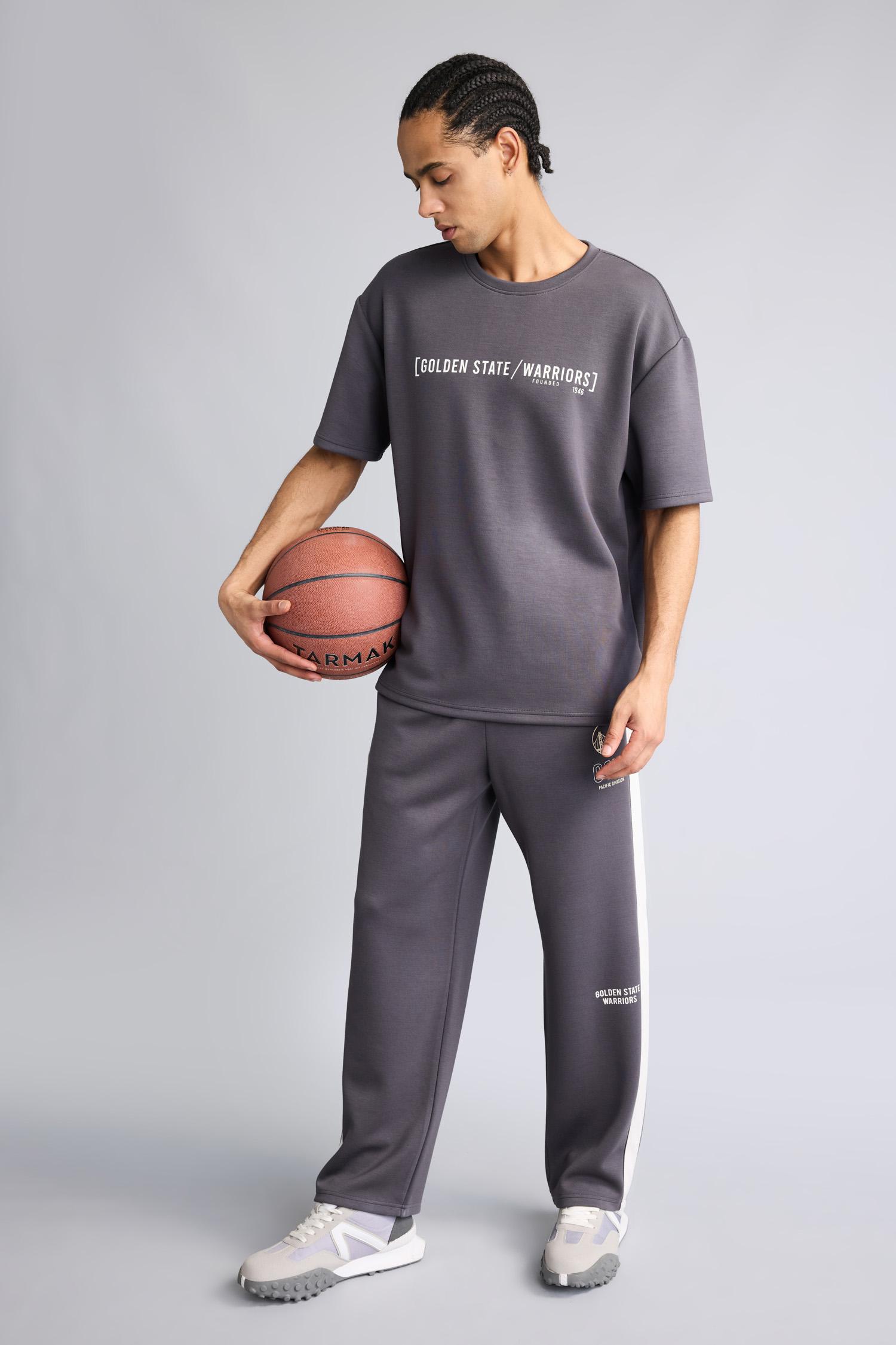 DeFacto Ultra Yumuşak NBA Golden State Warrıors Standart Fıt Modal Jogger görsel 4