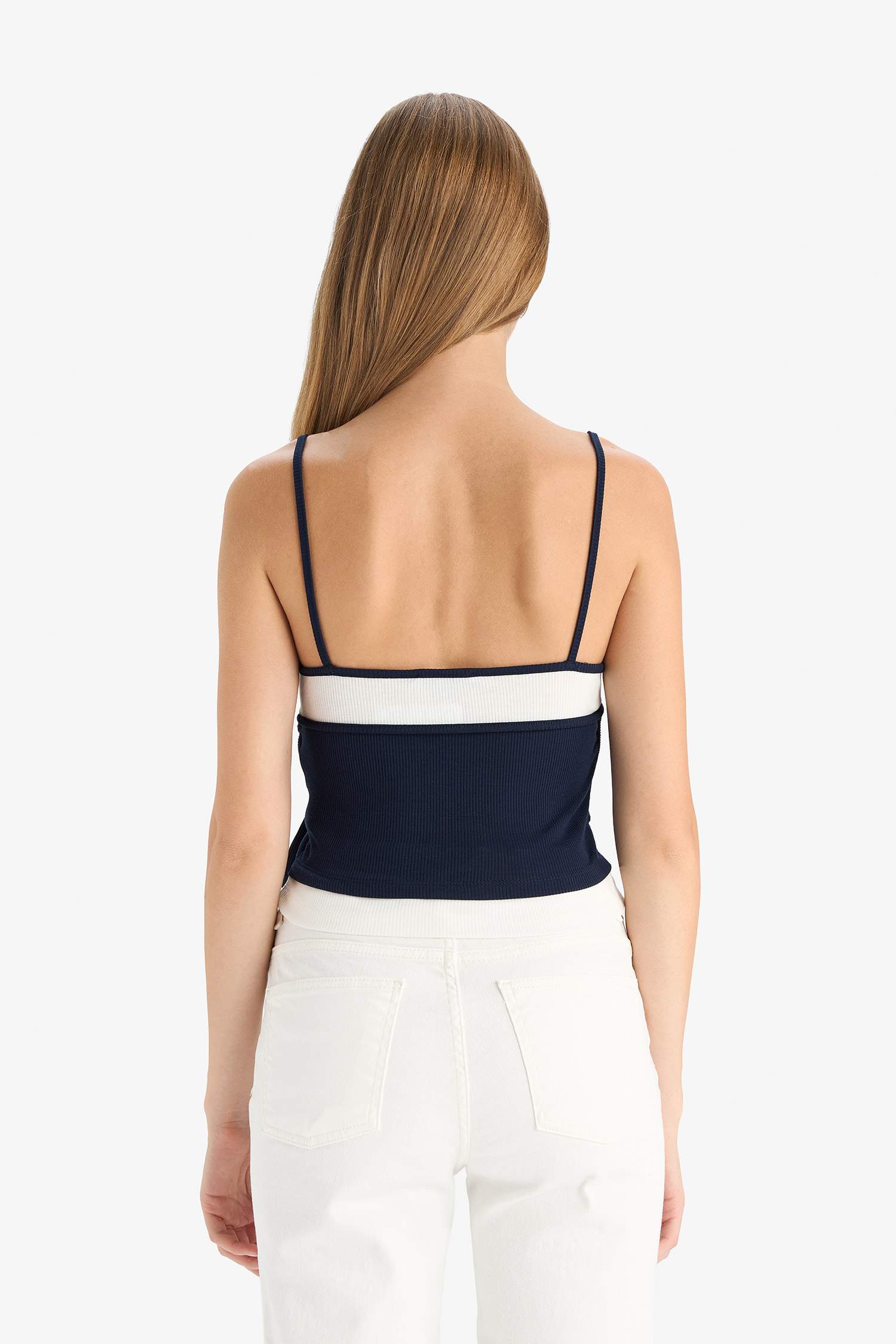 Waisted Camisole Belted Tank Top