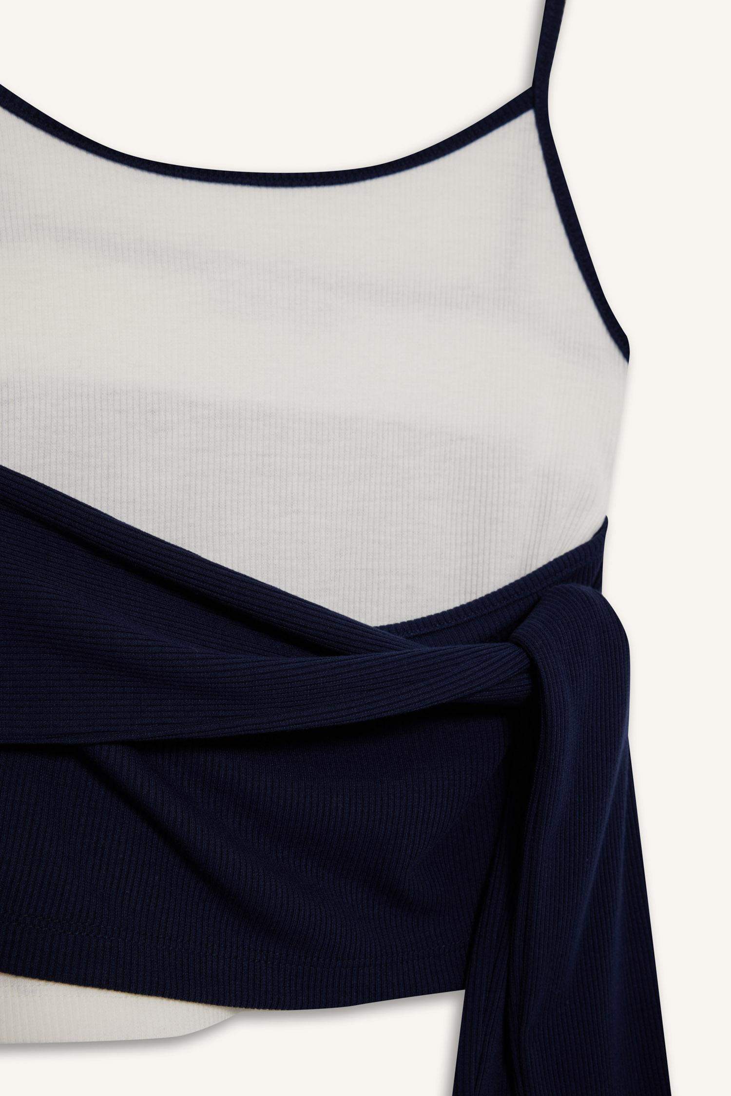 Waisted Camisole Belted Tank Top