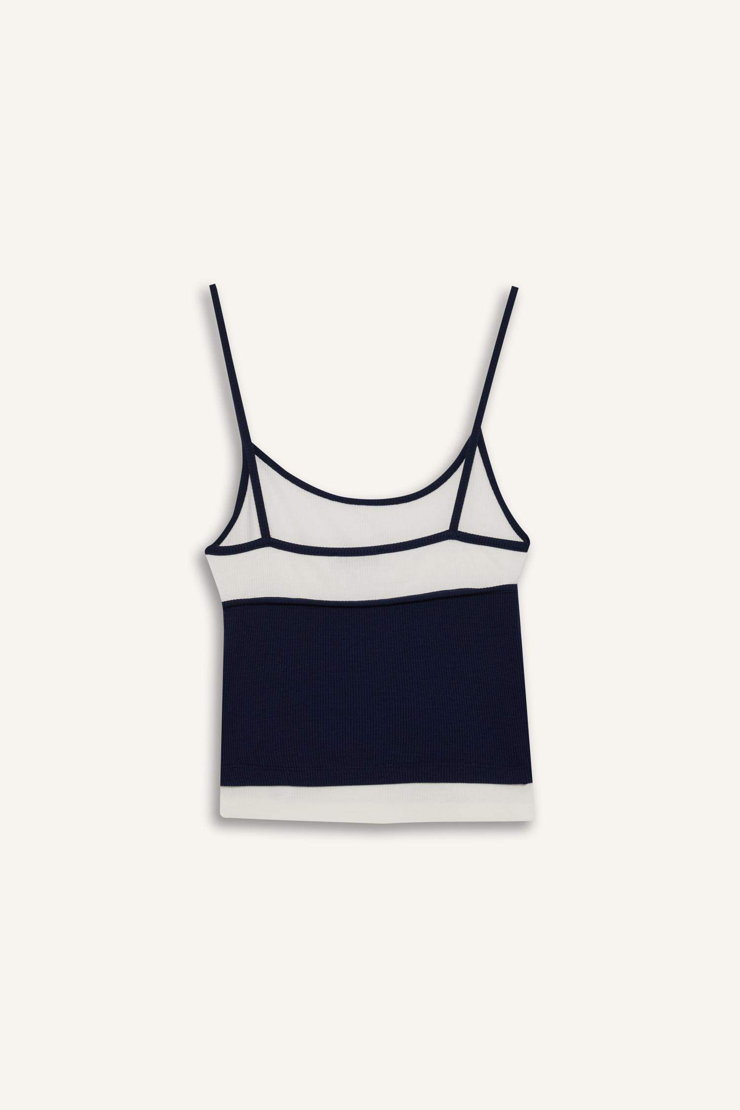 Waisted Camisole Belted Tank Top