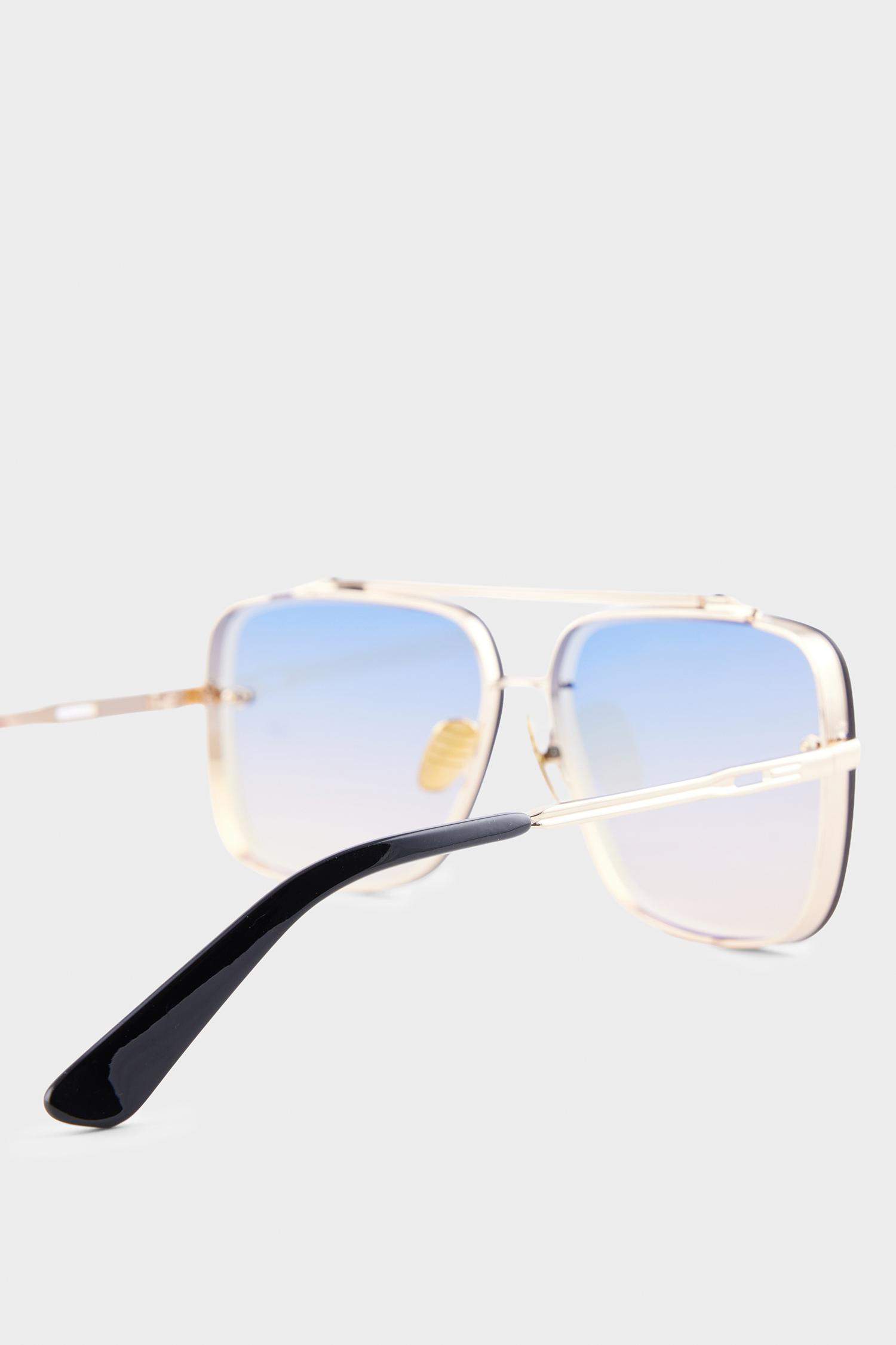 DCEY x DeFacto Kadın Metal Çerçeveli Oval Cam Güneş Gözlüğü