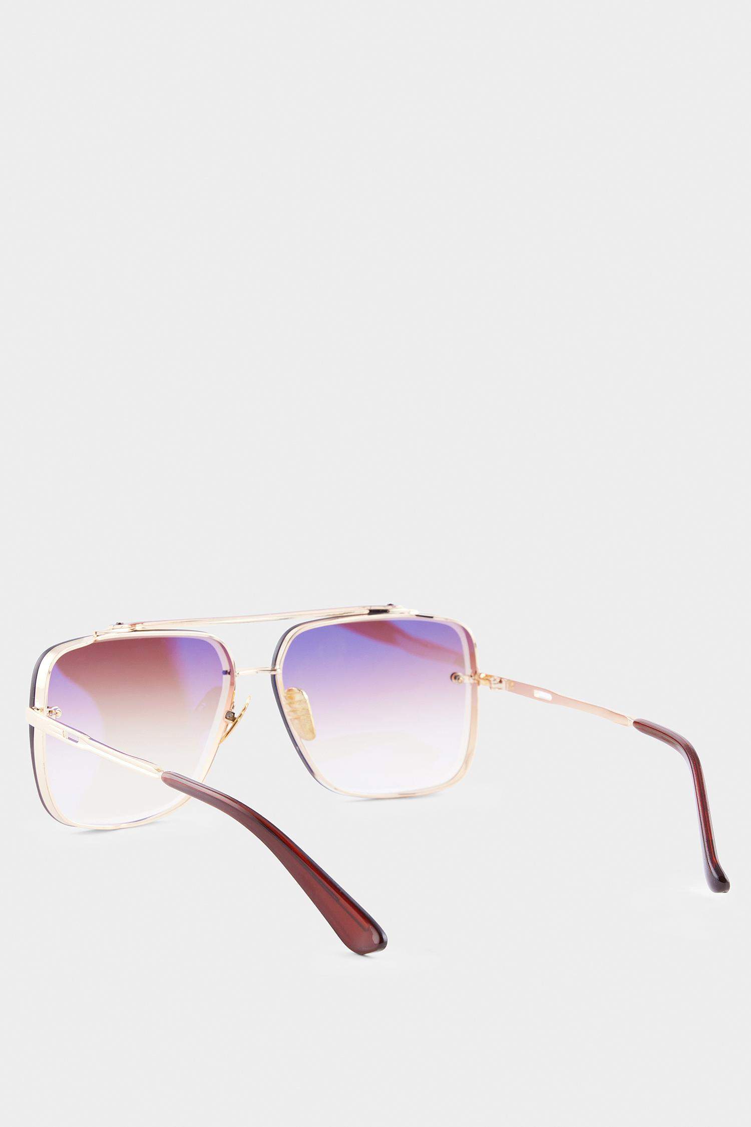 DCEY x DeFacto Kadın Metal Çerçeveli Oval Cam Güneş Gözlüğü