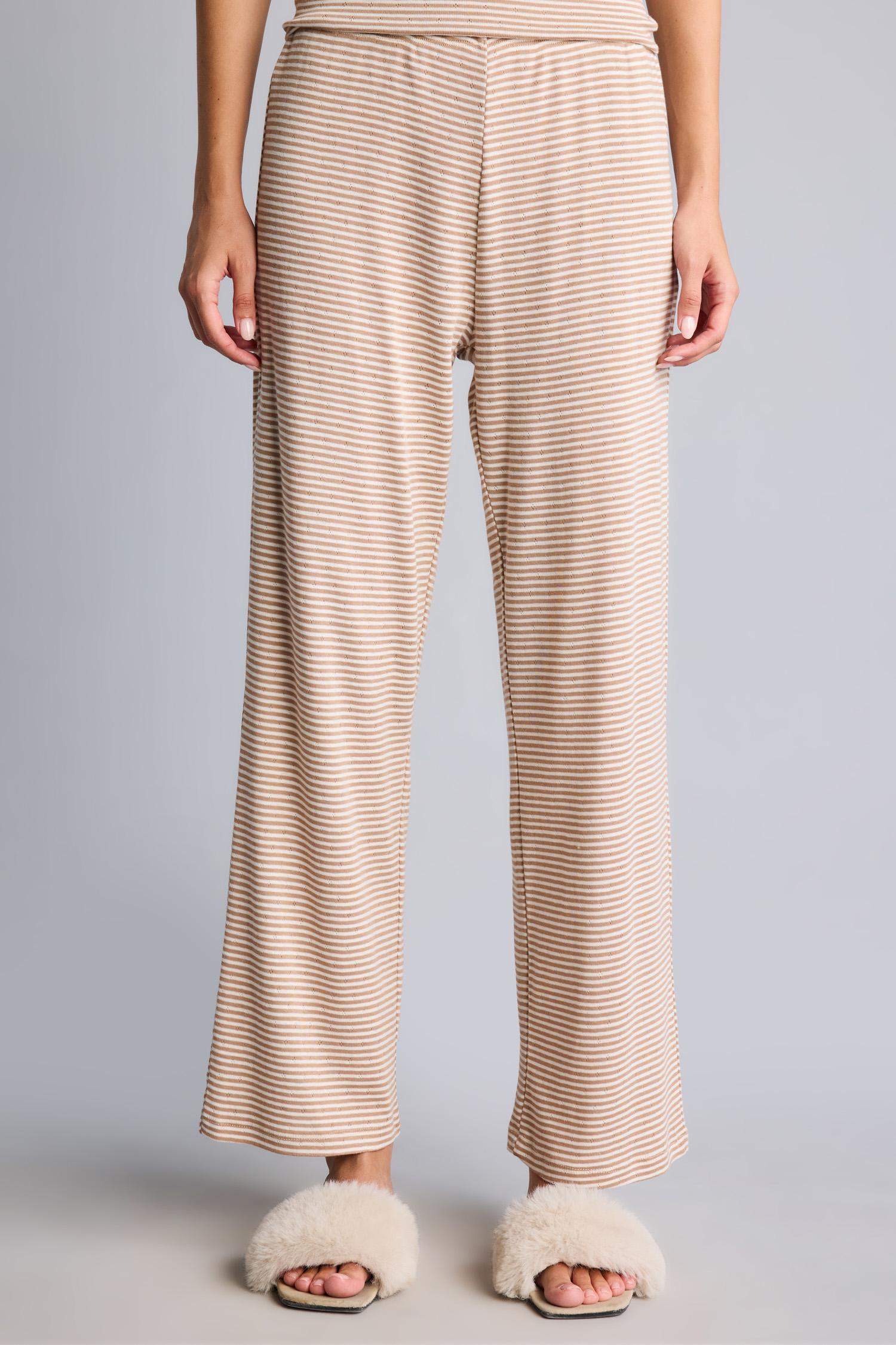 DeFacto Regular Fit Çizgili Pijama Takımı görsel 5