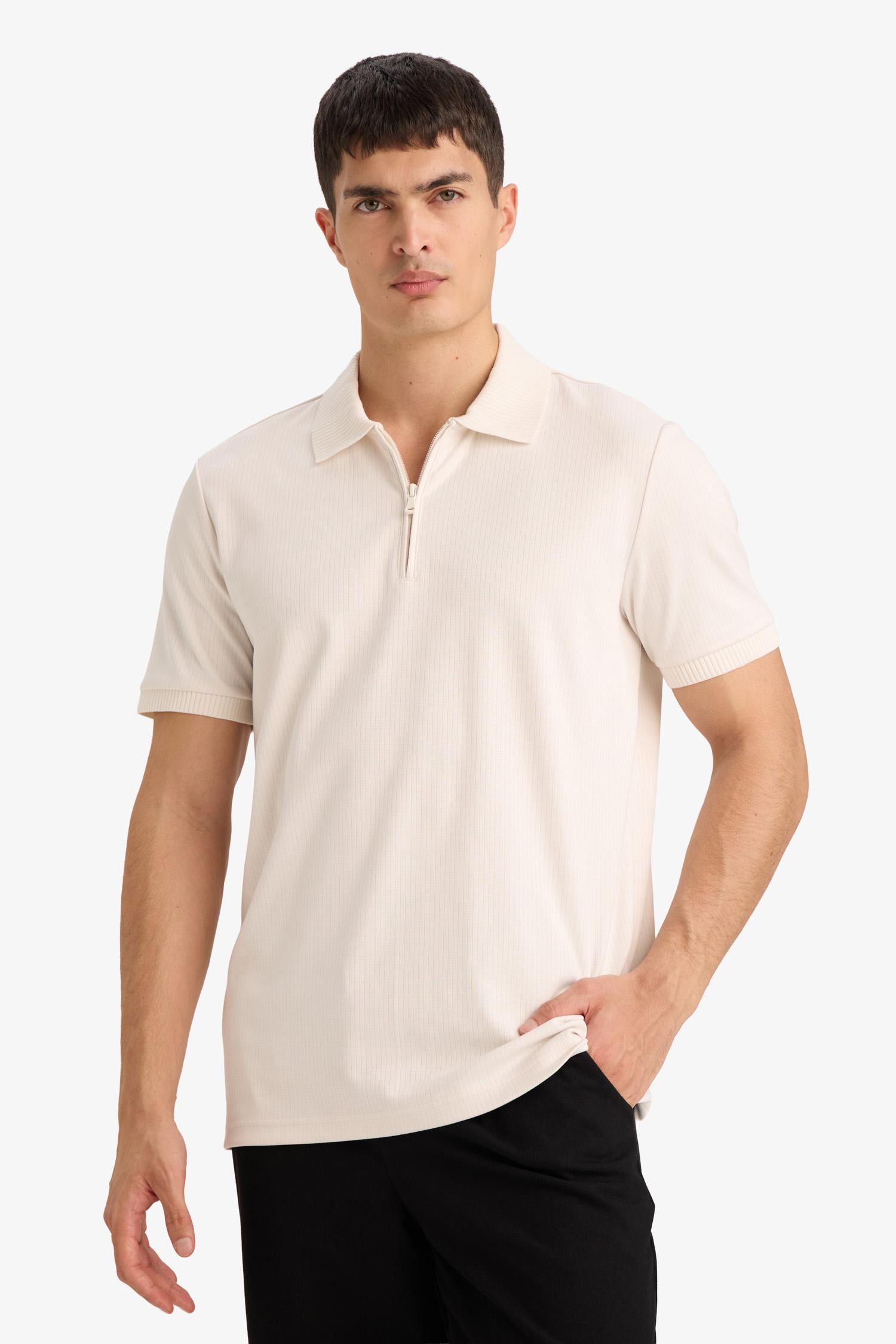 DeFacto Regular Fıt Polo Tişört görsel 4