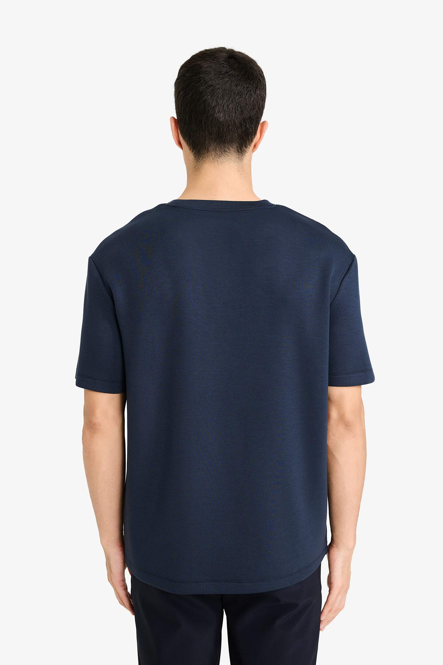 Regular Fit дөңгелек жағалы қысқа жеңді футболка