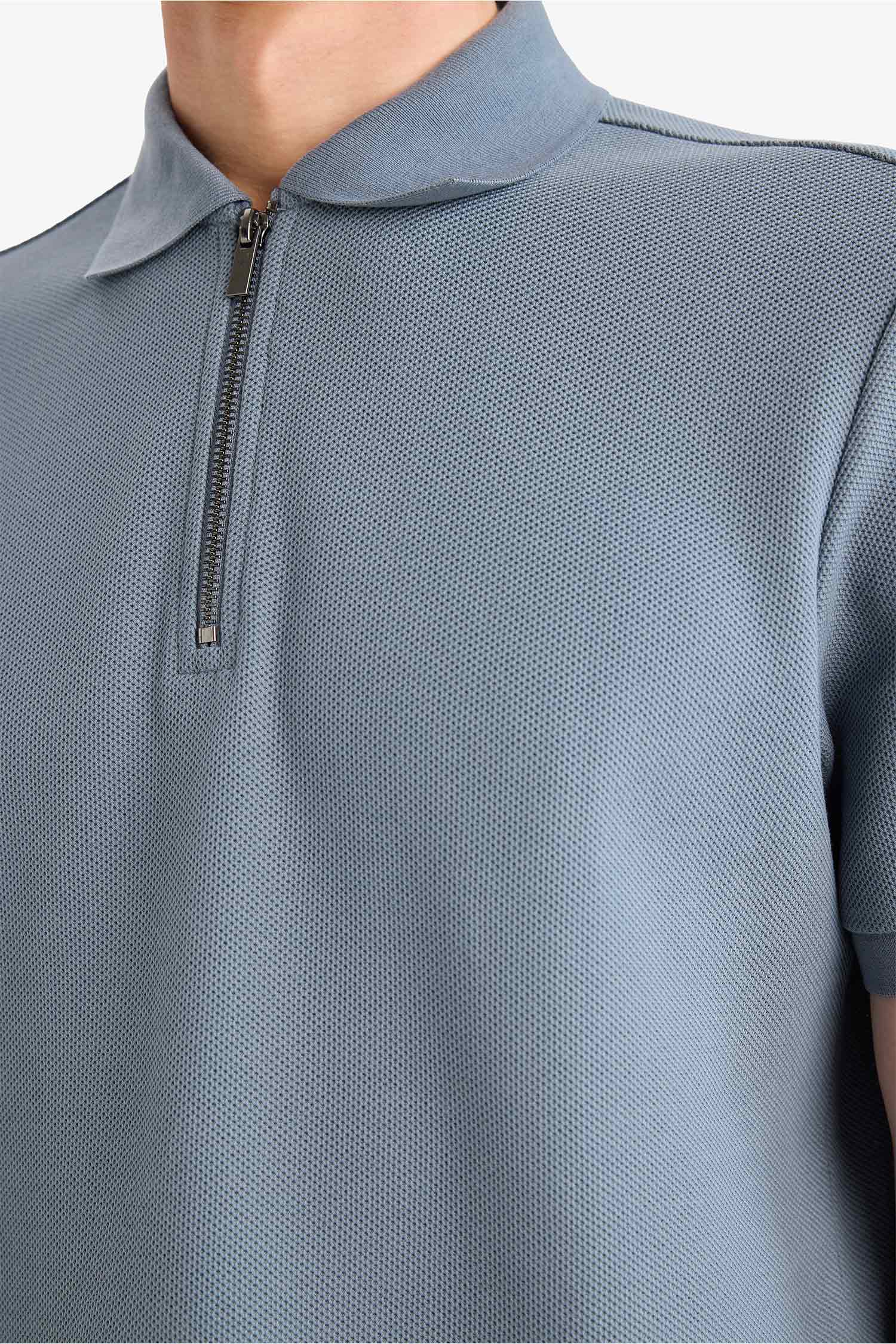 DeFacto %100 Pamuk Regular Fit Polo Tişört görsel 4