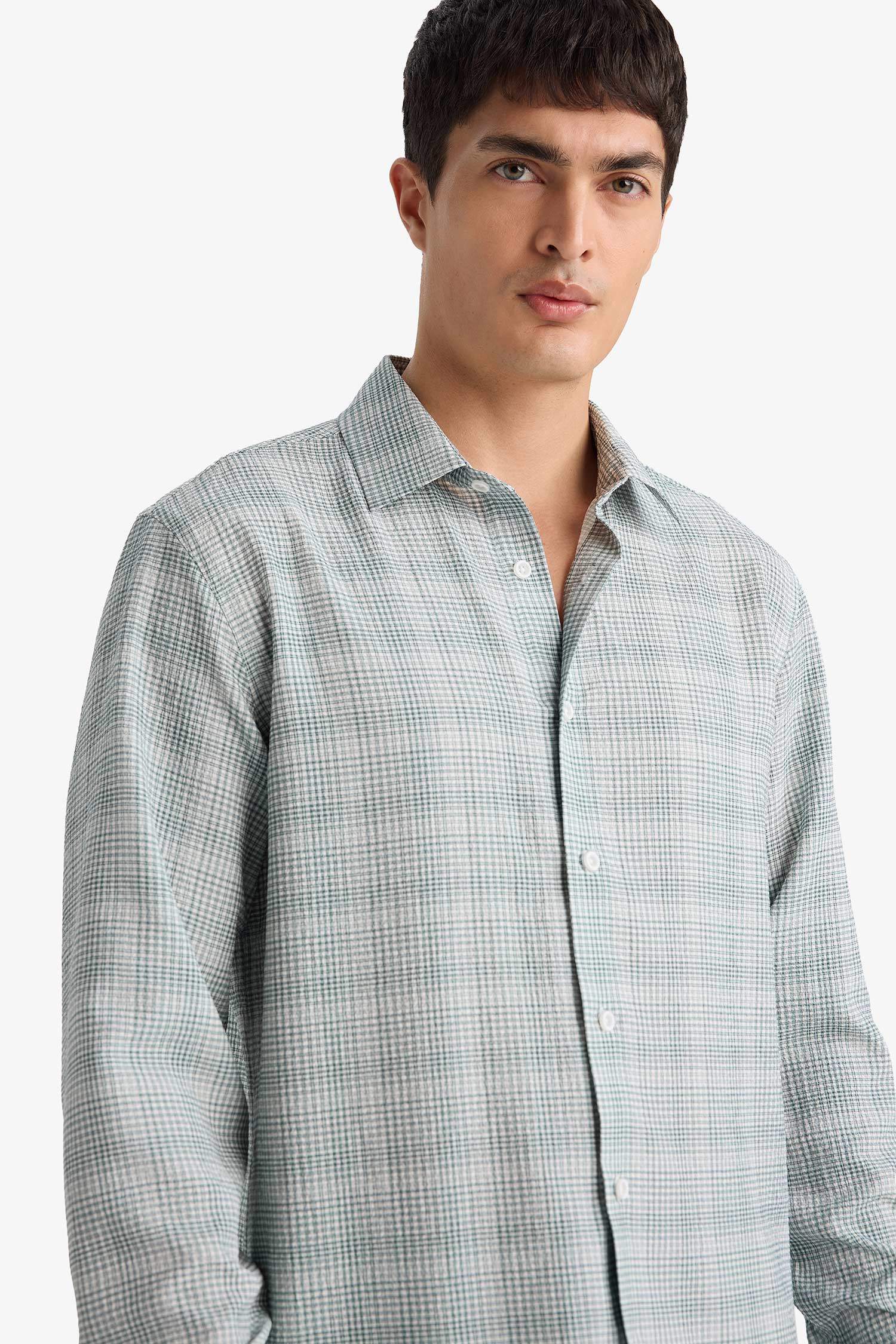 Regular Fit поло жағалы ұзын жеңді жейде