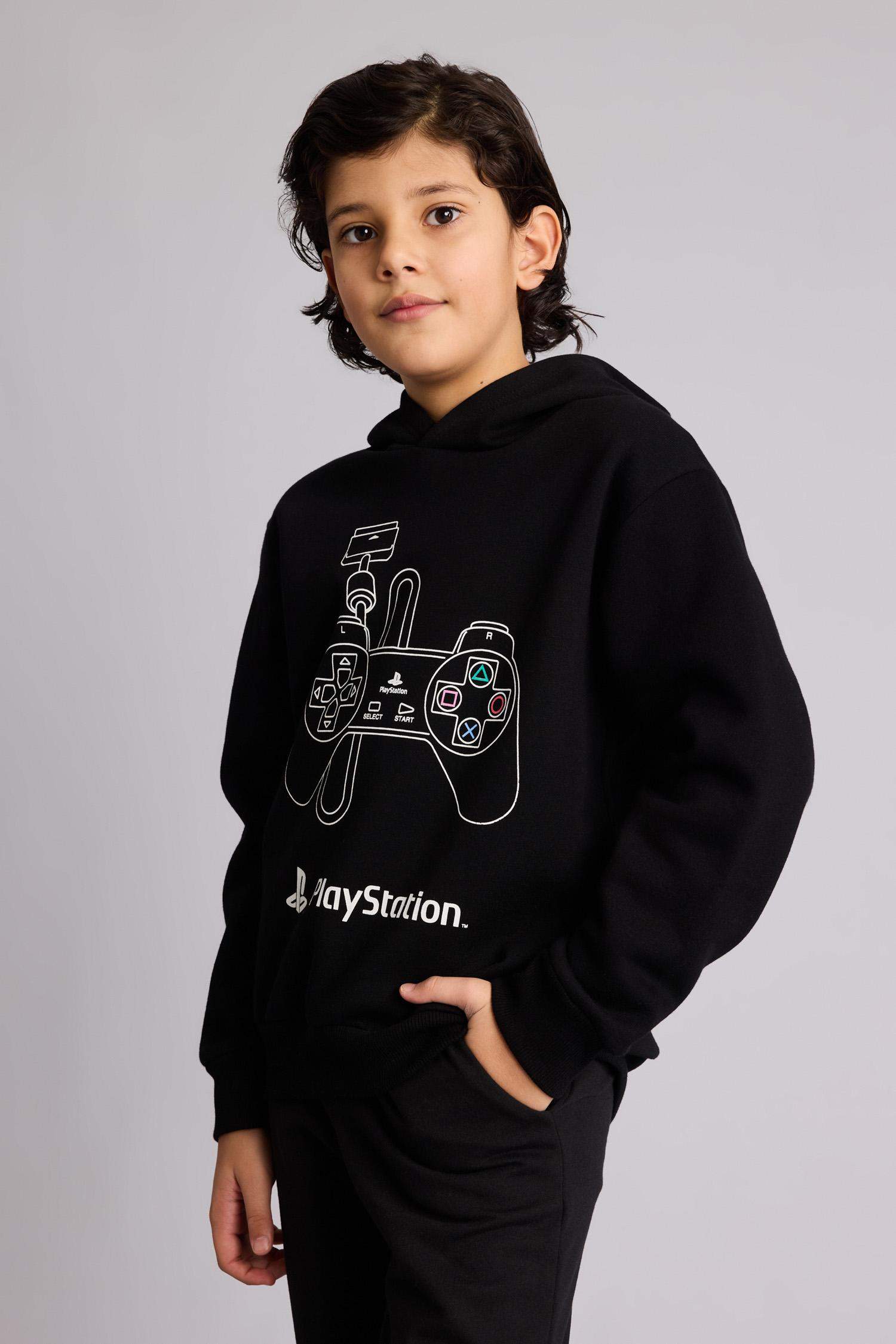 PlayStation Kapüşonlu Sweatshirt Erkek Çocuk