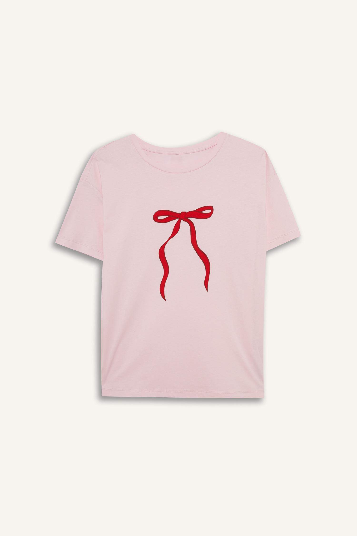 طقم قصة عادية بأكمام قصيرة من قطعتين