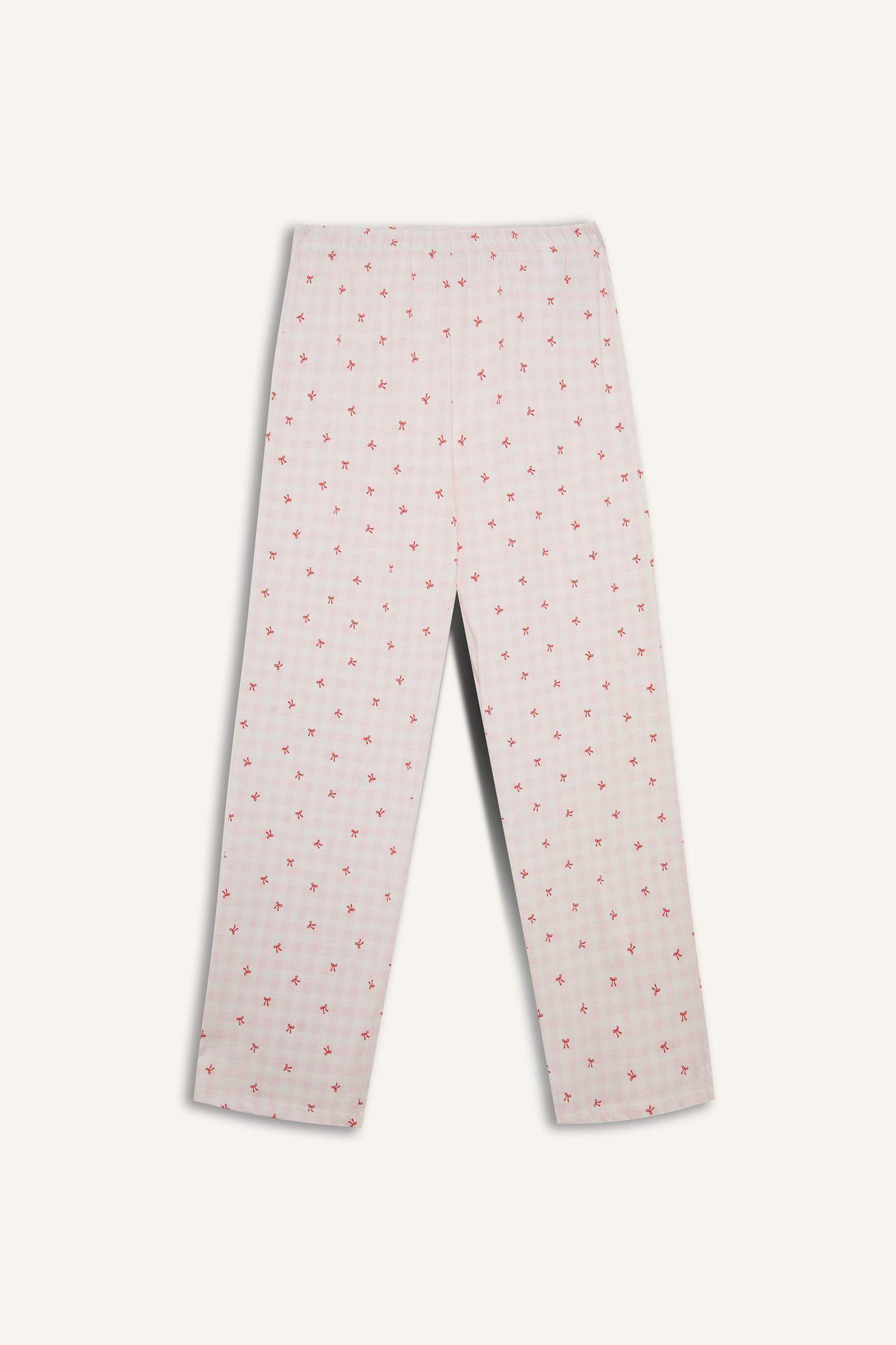 طقم قصة عادية بأكمام قصيرة من قطعتين