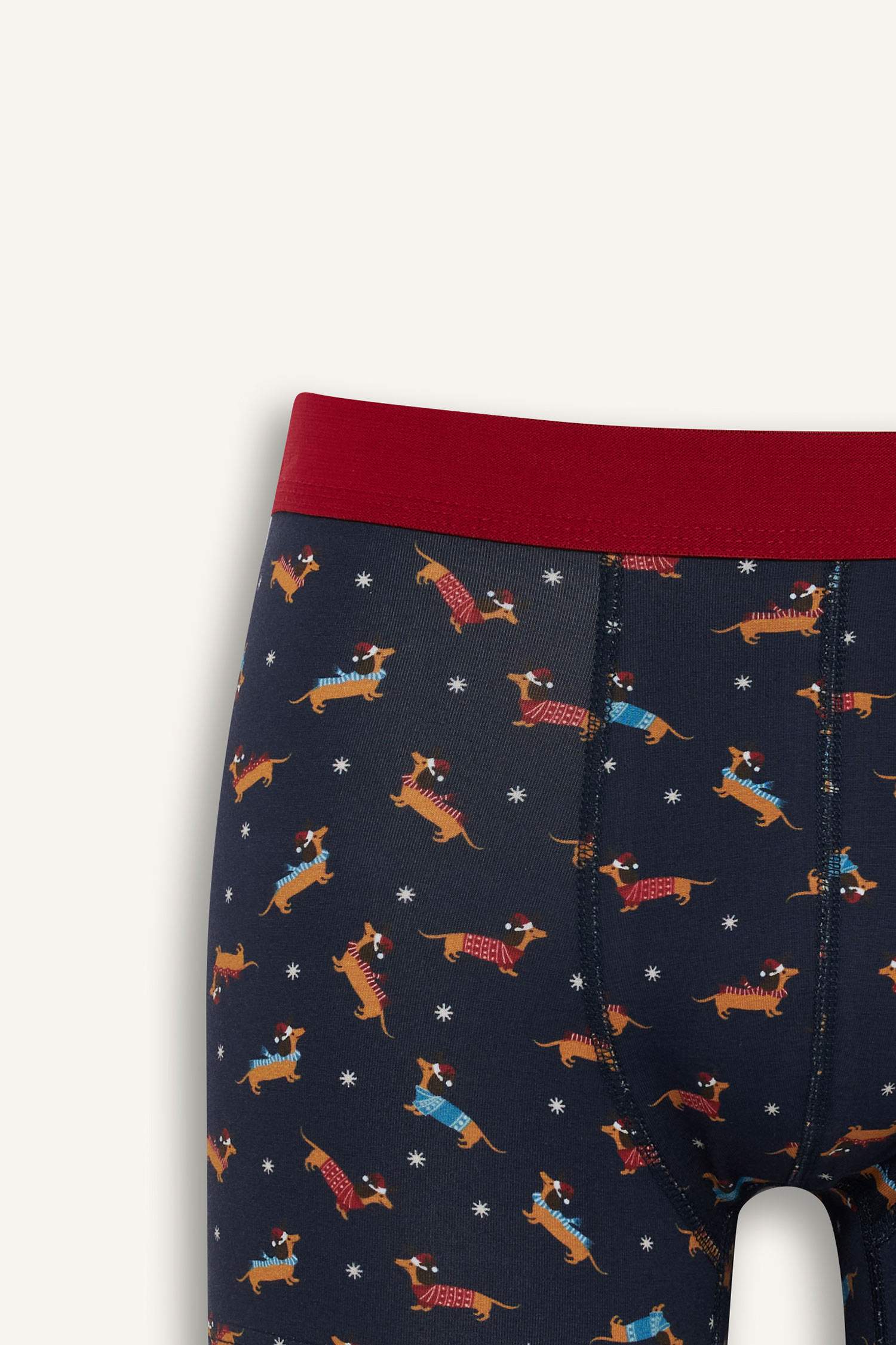 Yılbaşı Temalı Regular Fit Boxer