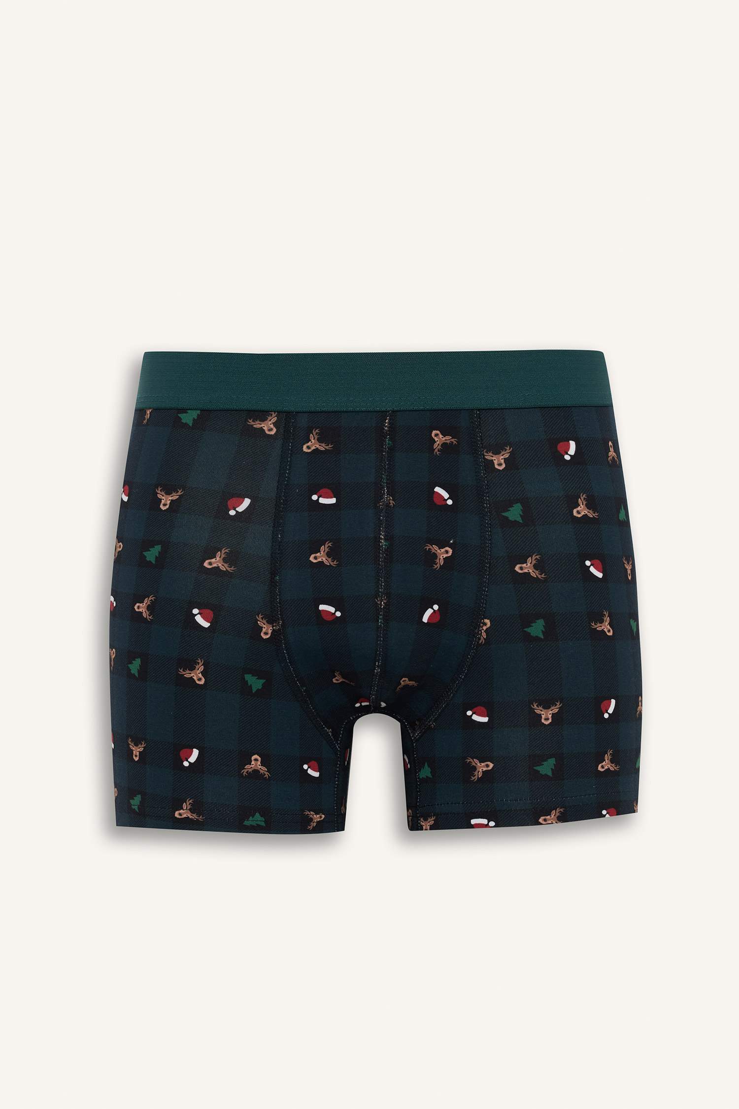 Yılbaşı Temalı Regular Fit Boxer