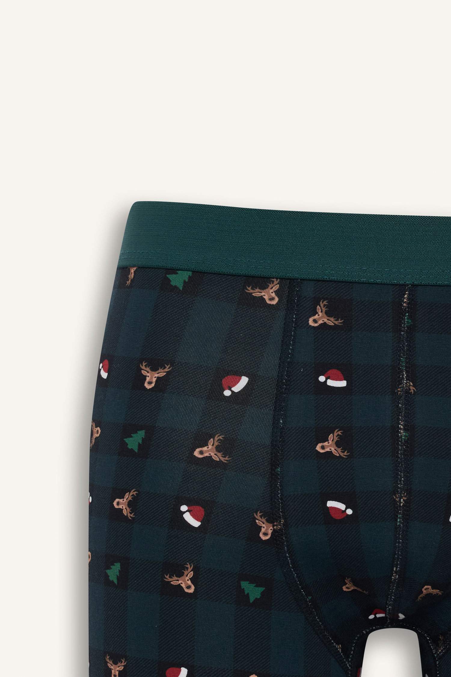 Yılbaşı Temalı Regular Fit Boxer