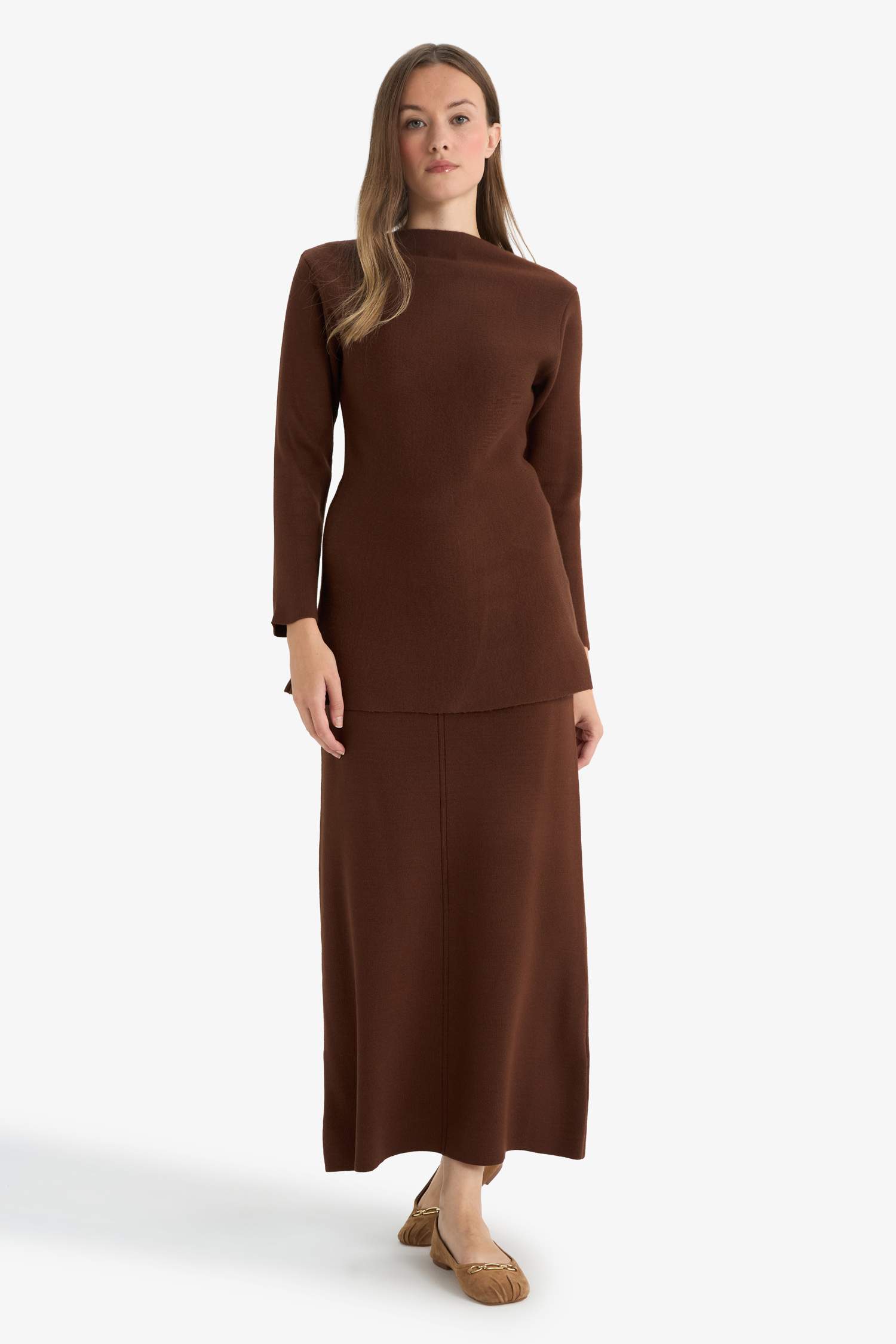 Pencil Maxi Knit Skirt