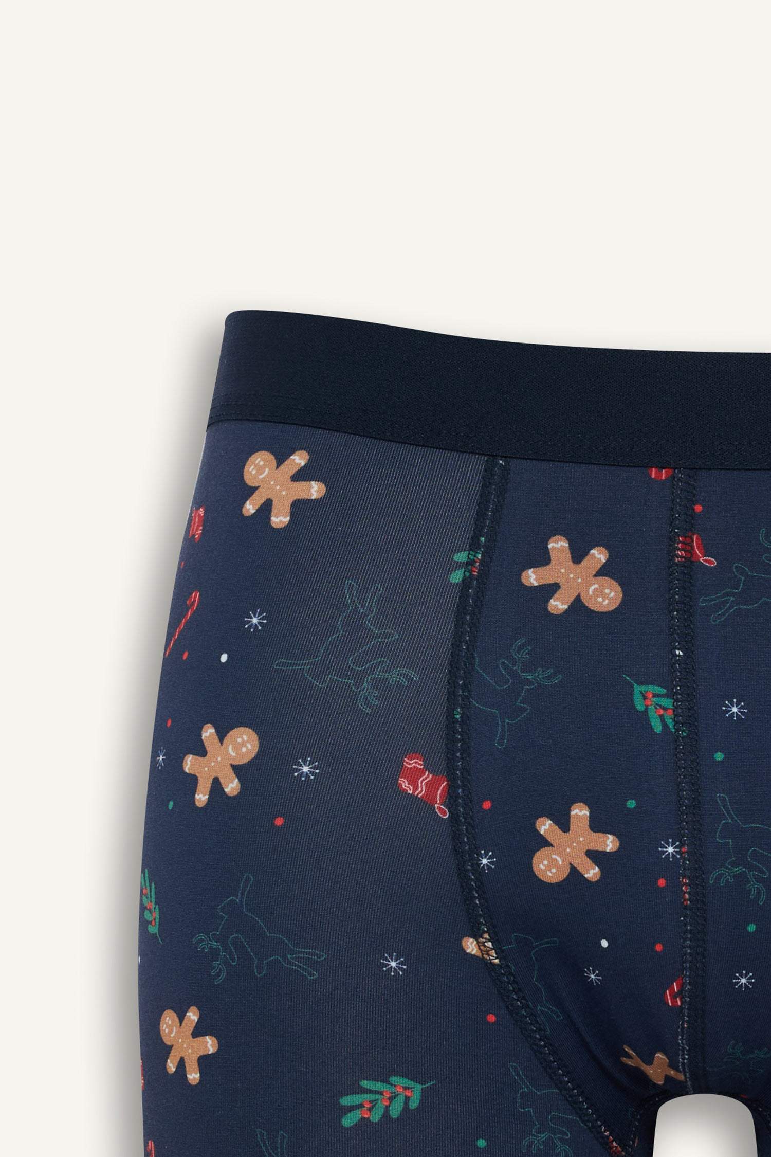 Yılbaşı Temalı Regular Fit Boxer