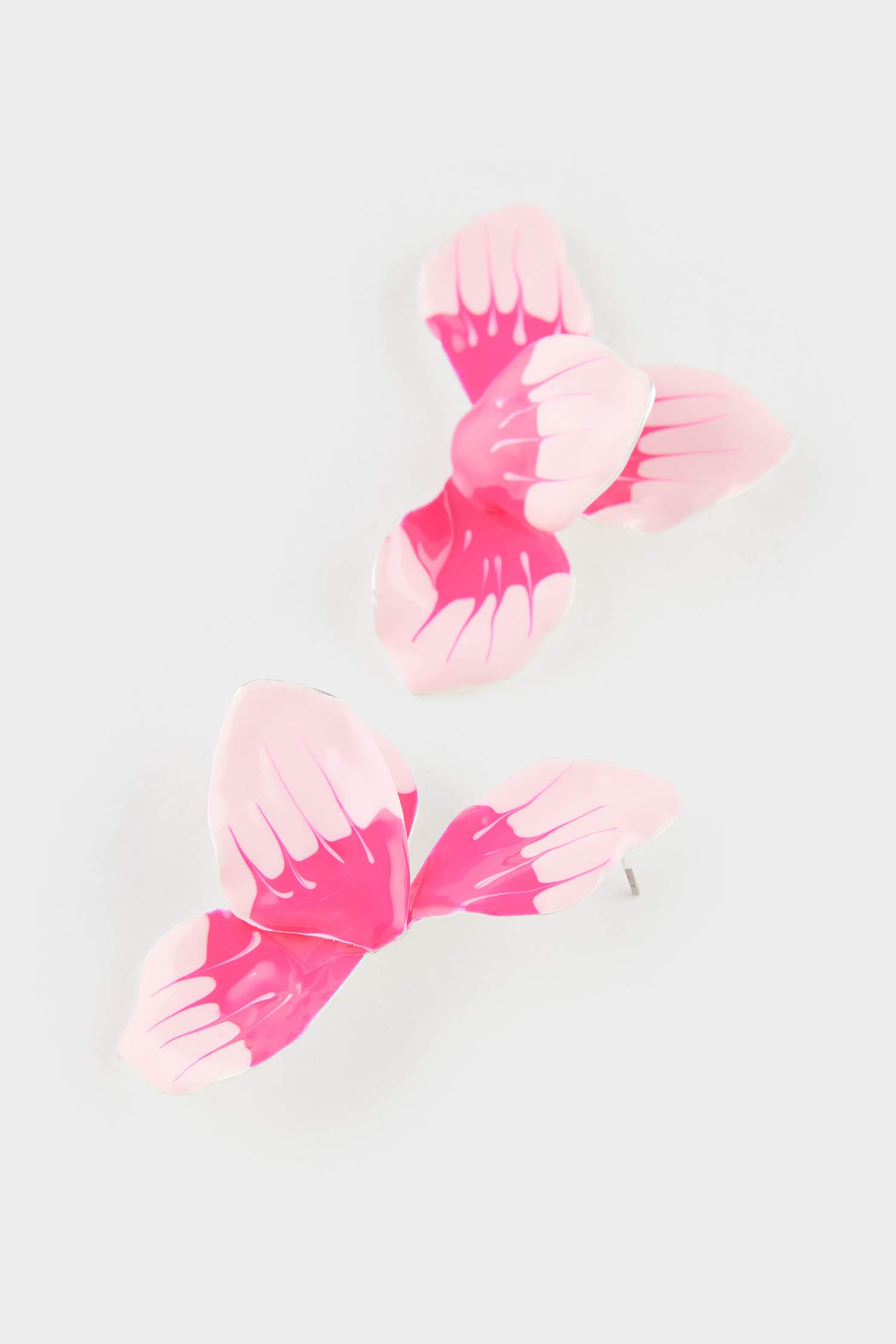 Kadın Pembe Çiçek Küpe