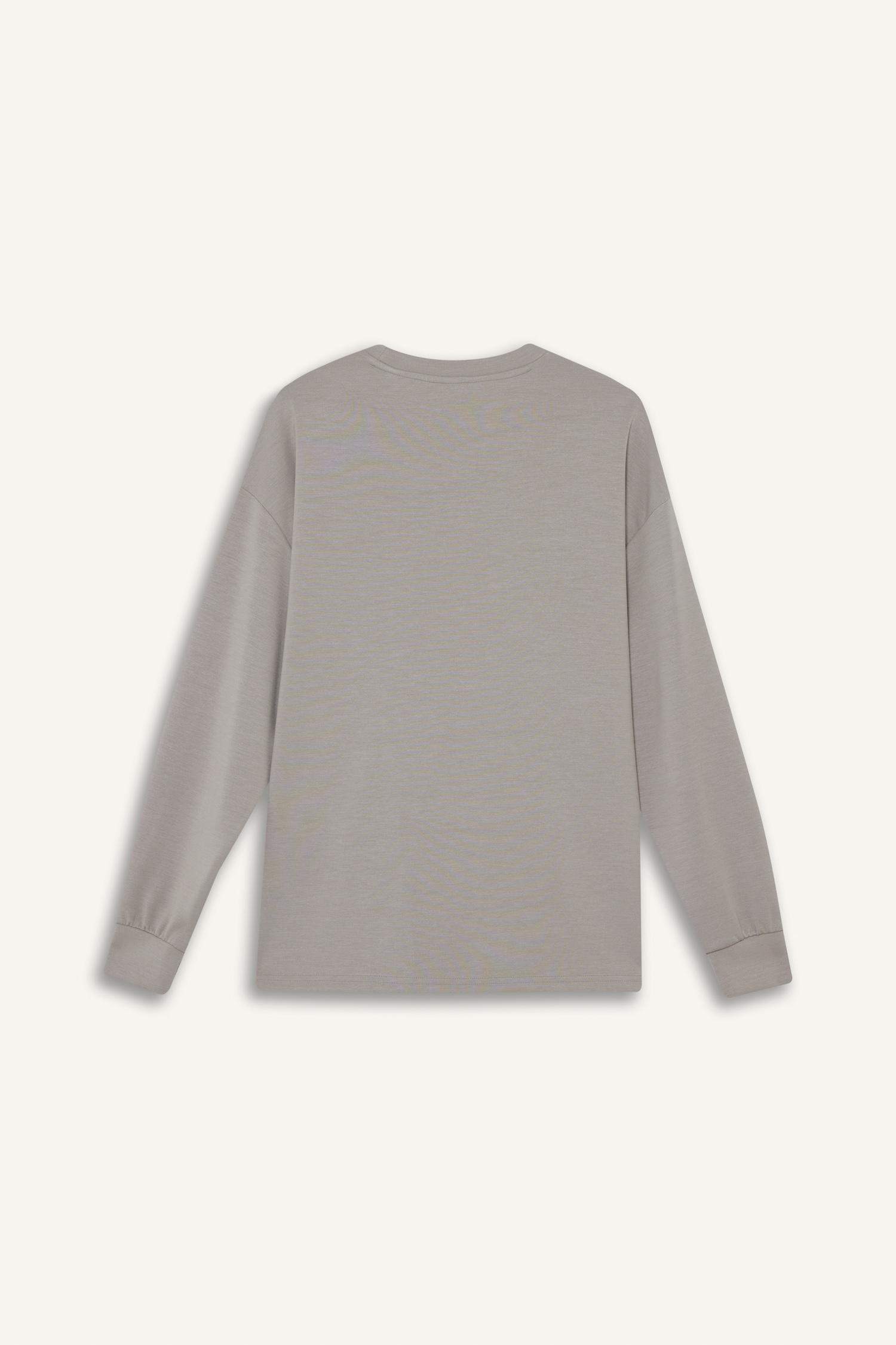 Modal Kuşaklı Sweatshirt-Fall in Love Loungewear