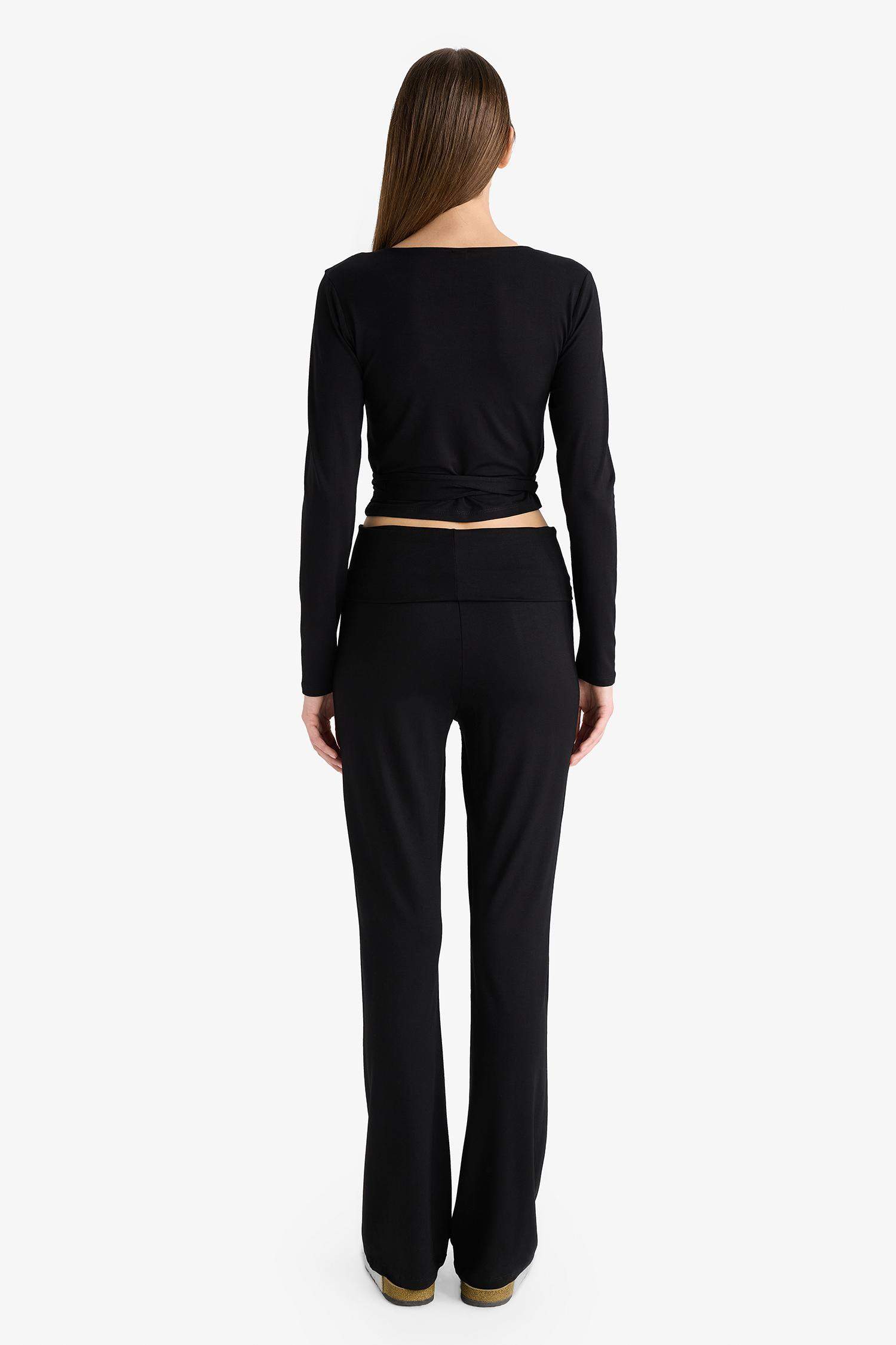 İspanyol Paça Tayt Pantolon