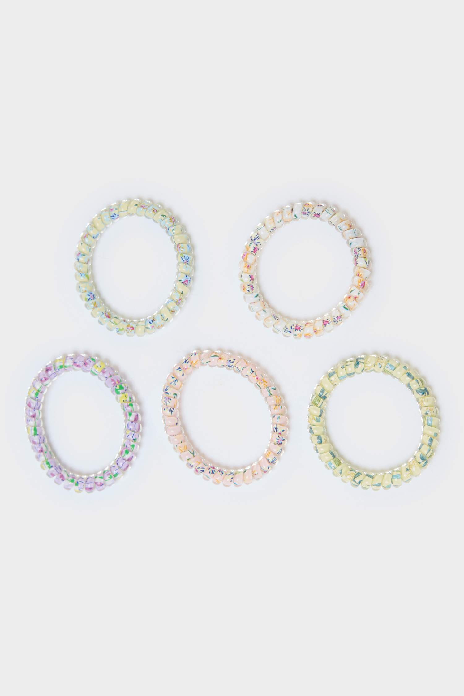 Kadın 5'li Spiral Lastik Toka