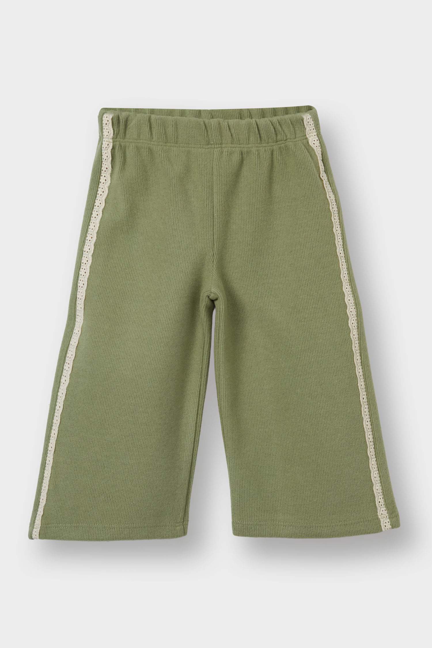 طقم بياقة مستديرة من قطعتين