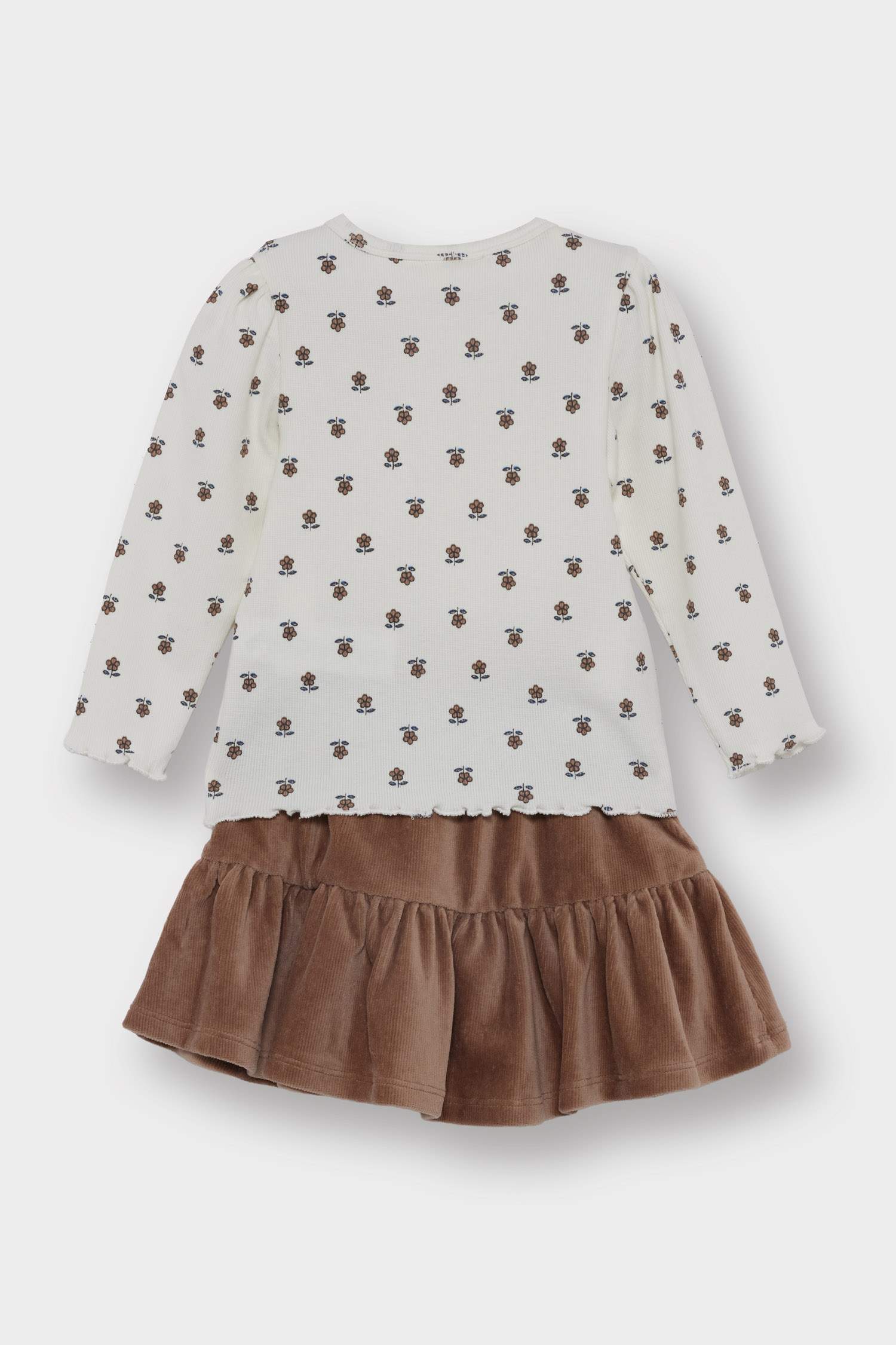 سيت بيبي بناتي تيشيرت تنورة وجوارب - 3 قطع