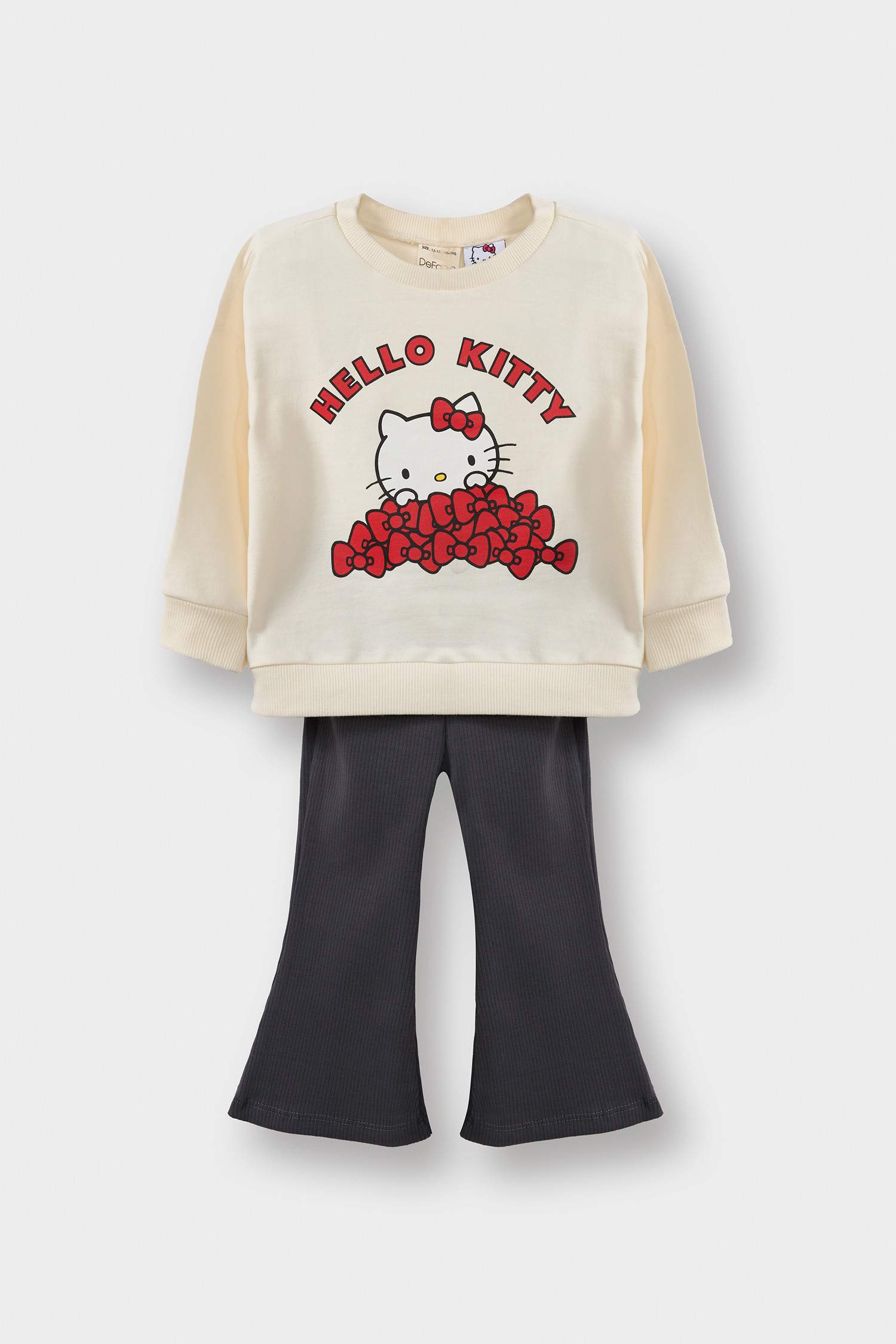 Kız Bebek Hello Kitty 2'li Takım Sweatshirt Eşofman Altı