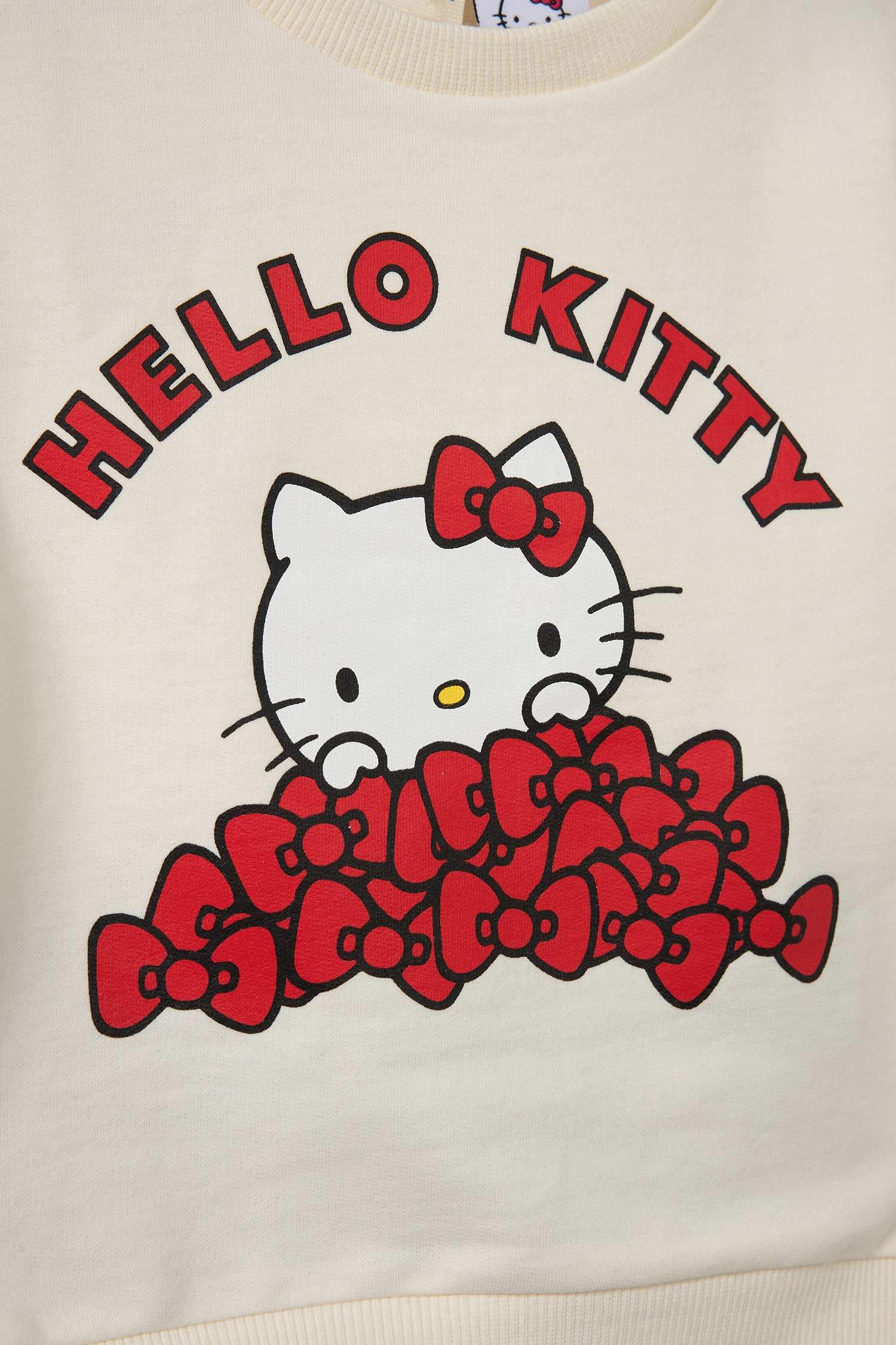 Kız Bebek Hello Kitty 2'li Takım Sweatshirt Eşofman Altı