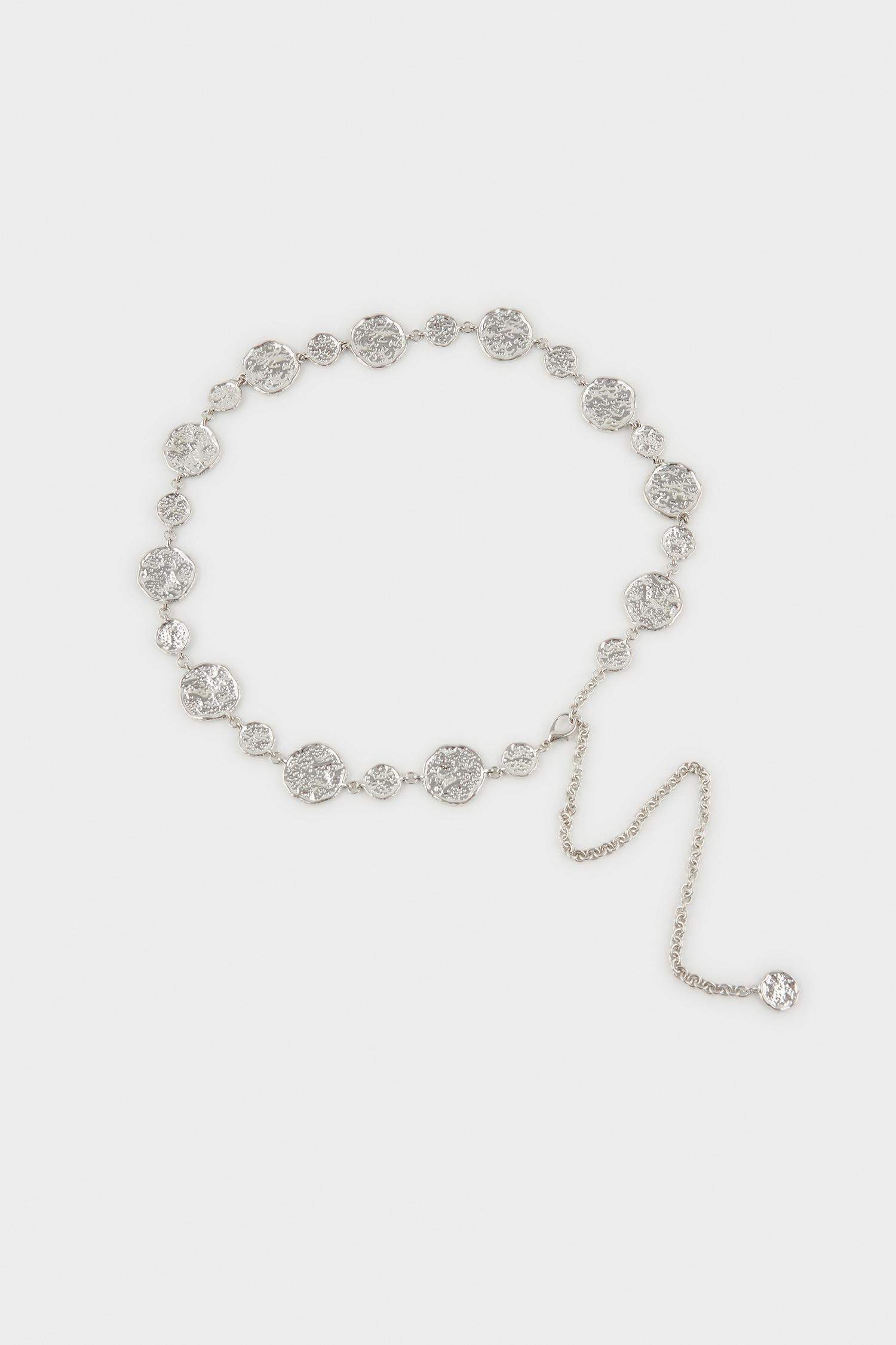 Kadın Silver Metal Zincir Kemer