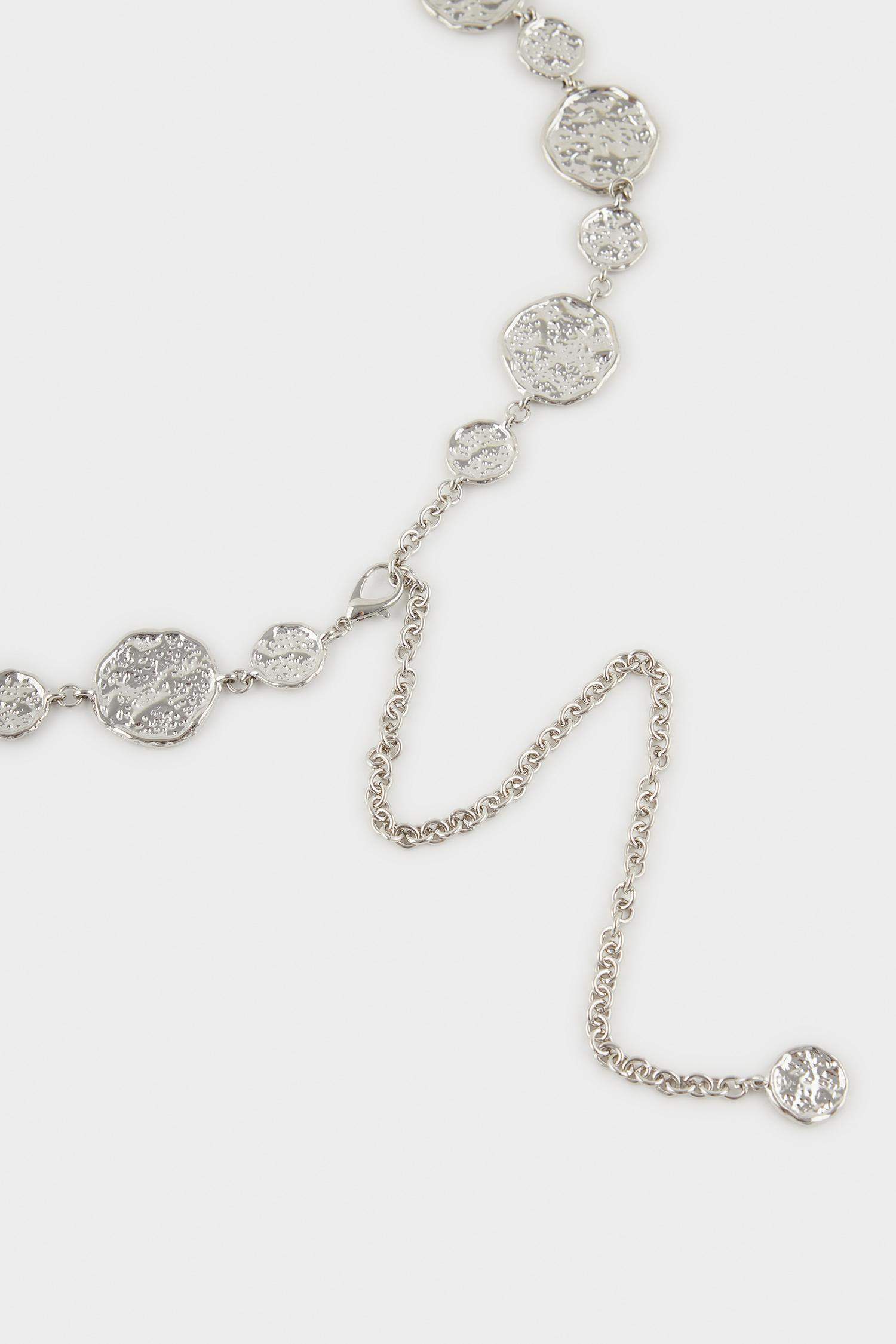 Kadın Silver Metal Zincir Kemer