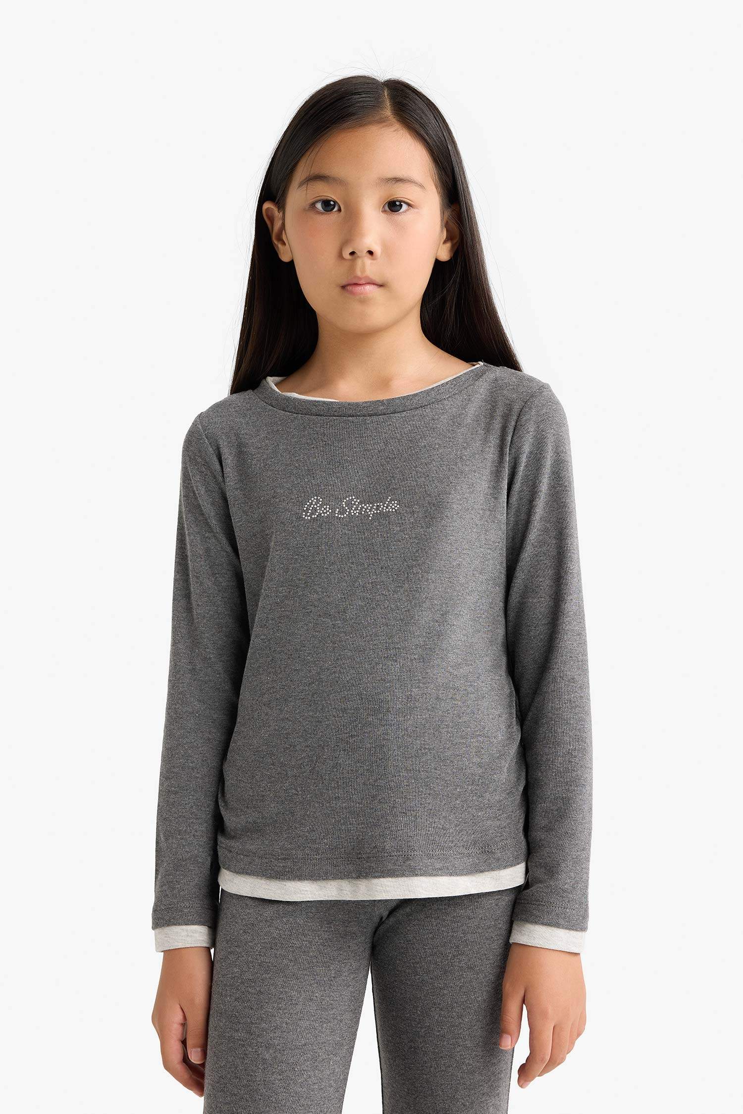 Girl Printed T-Shirt Sweatpants 2 Piece Set