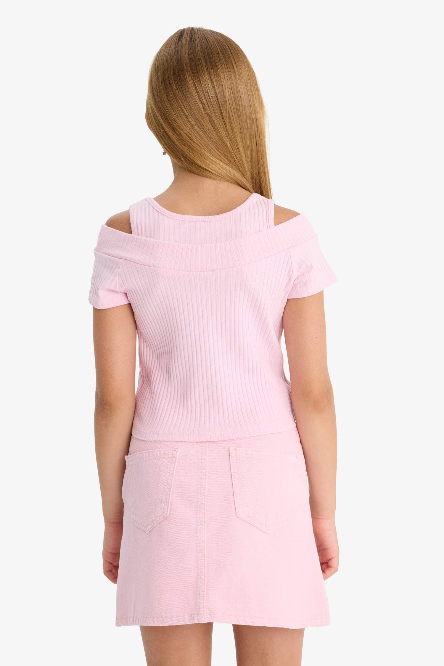 تيشيرت بناتي مطبوع قصة عادية