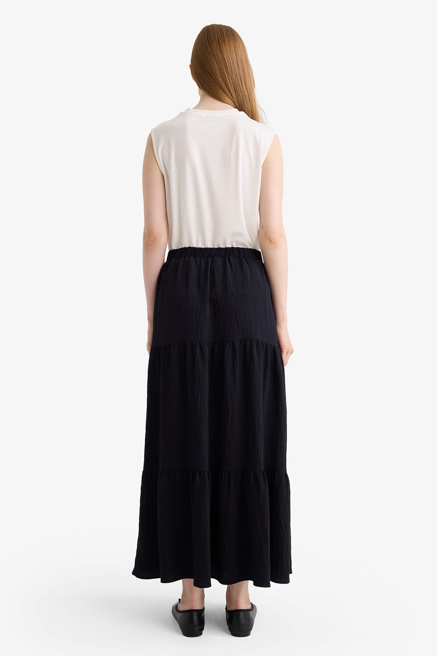 A Cut Maxi Skirt