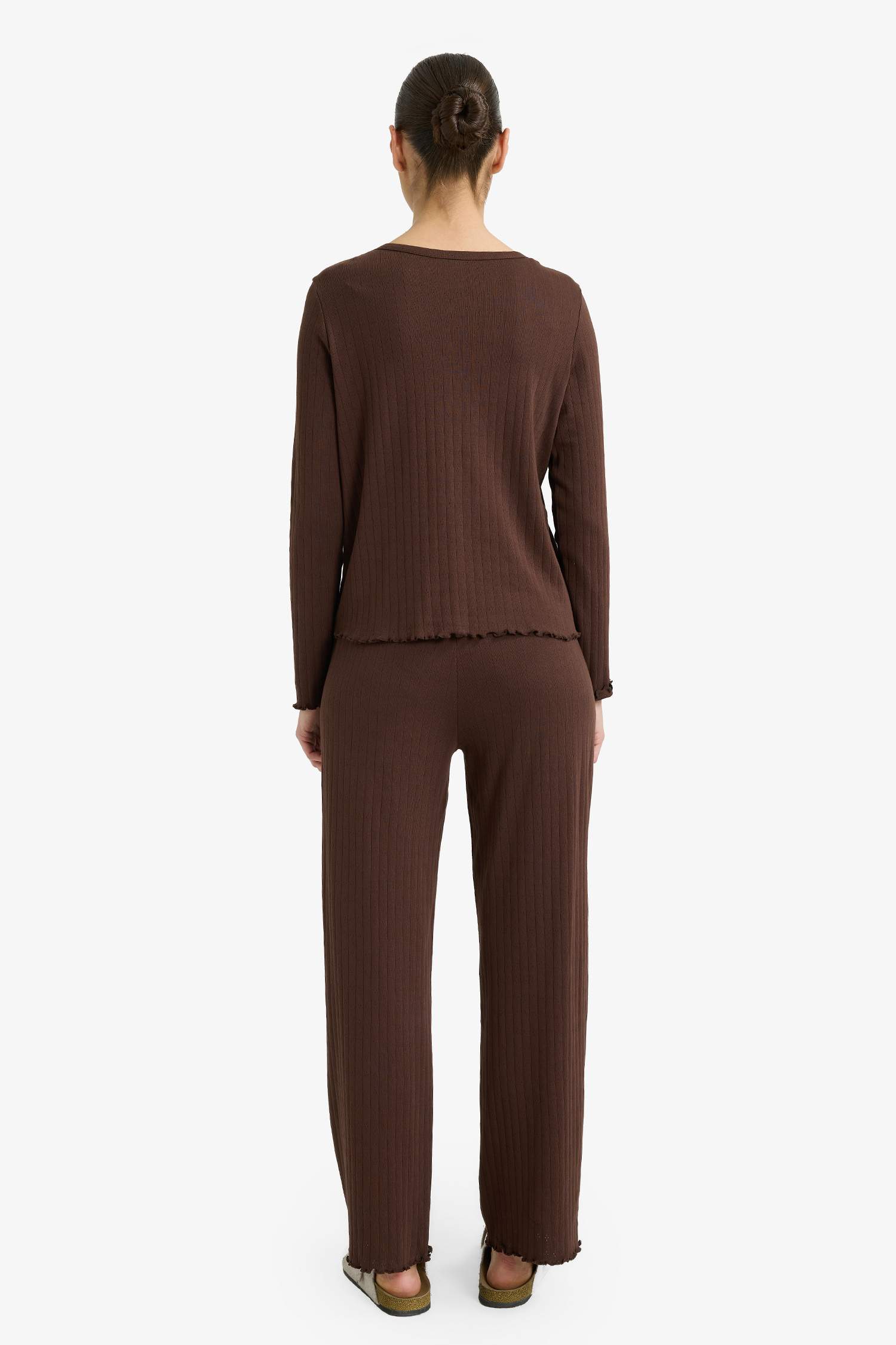 سيت قصة عادية كم طويل من قطعتين