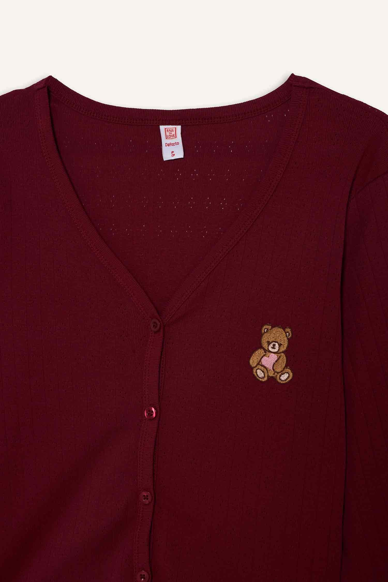 Pijama Takımı Uzun Kollu Üst Alt