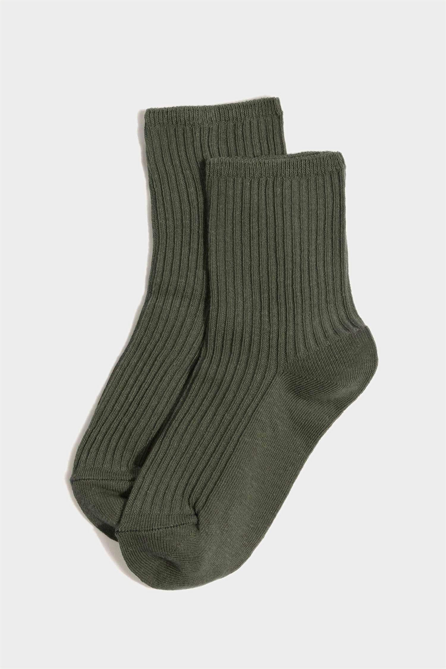 Kız Çocuk 5'li Pamuklu Uzun Çorap