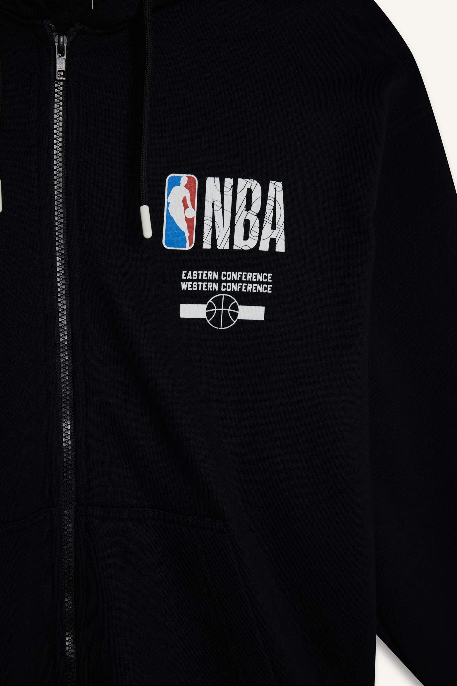 NBA Wordmark Oversıze Geniş Kalıp Kapüşonlu Hırka
